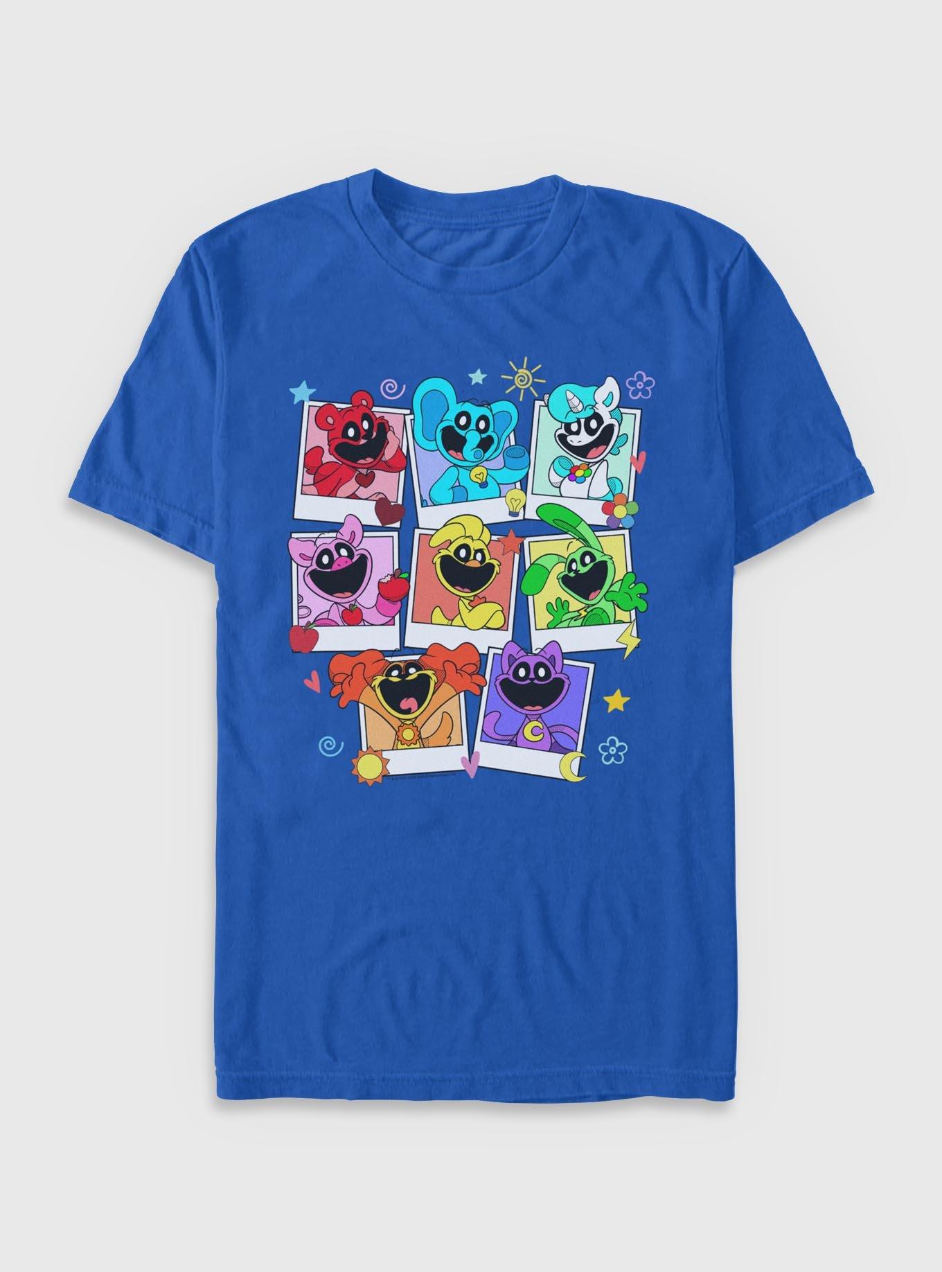 Poppy Playtime Polaroid Smiling Critters T-Shirt, , hi-res