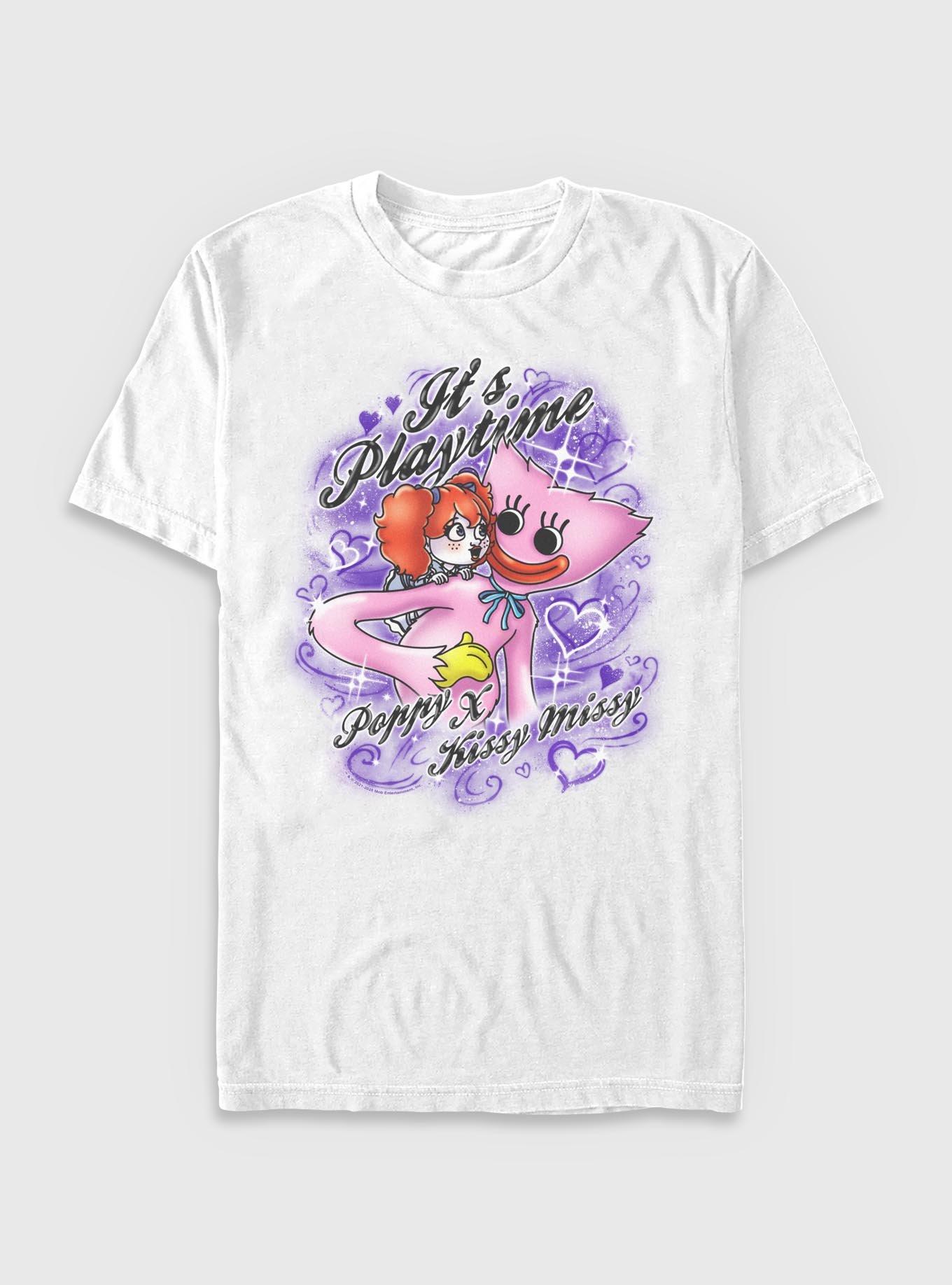 POPPY あさぎーにょ HEART TULLE T-SHIRT (WHITE) Heart tulle t-shirt