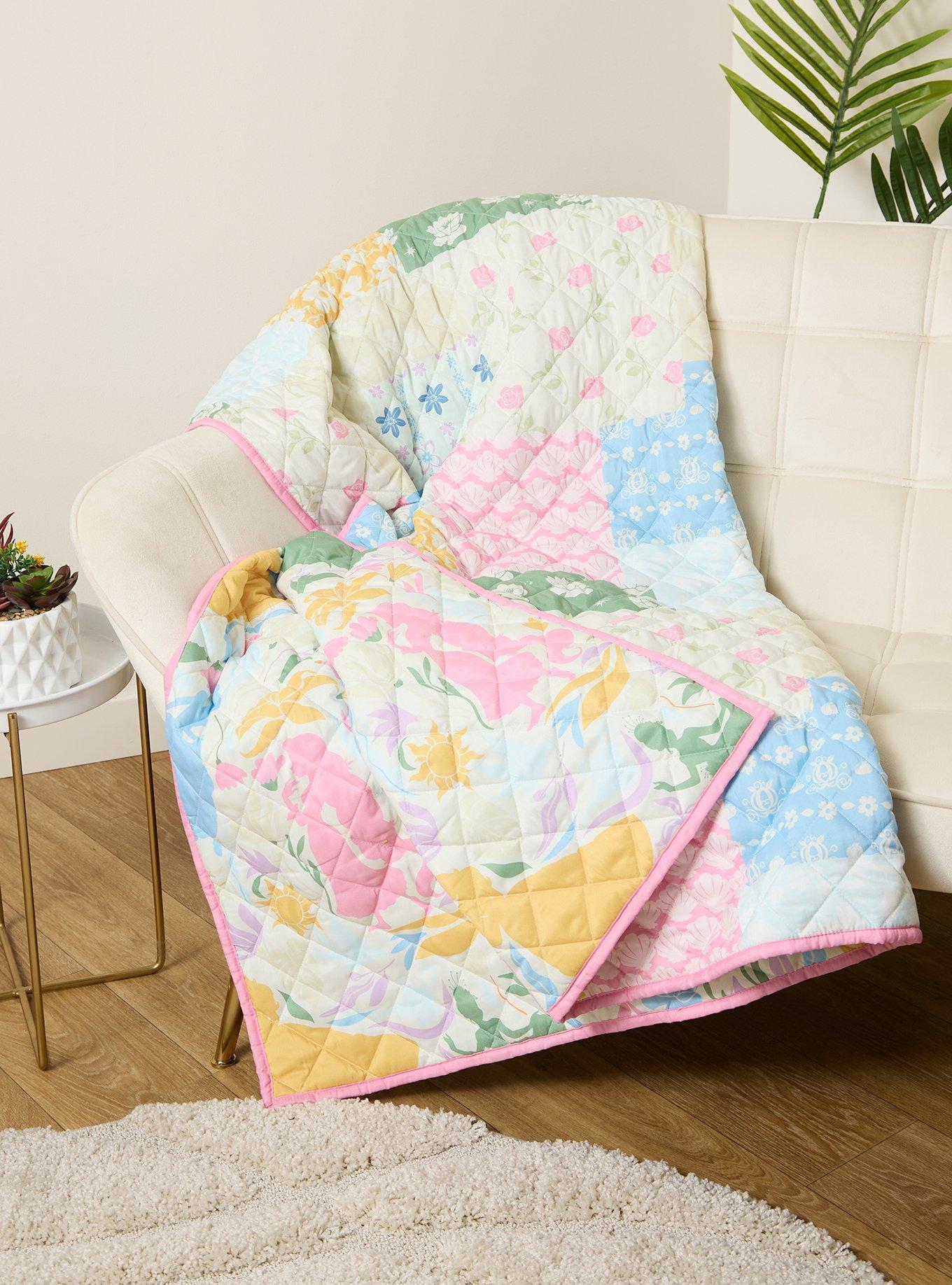 Disney Princess Floral Quilted Blanket — BoxLunch Exclusive
