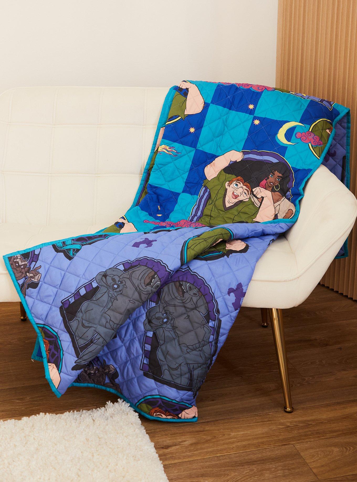 Disney The Hunchback of Notre Dame Retro Quilted Blanket — BoxLunch Exclusive, , hi-res