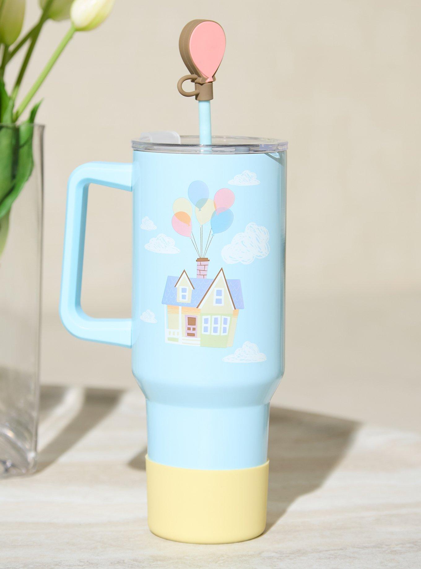 Disney Pixar Up Carl & Ellie House Straw Tumbler with Handle &mdash; BoxLunch Exclusive, , hi-res