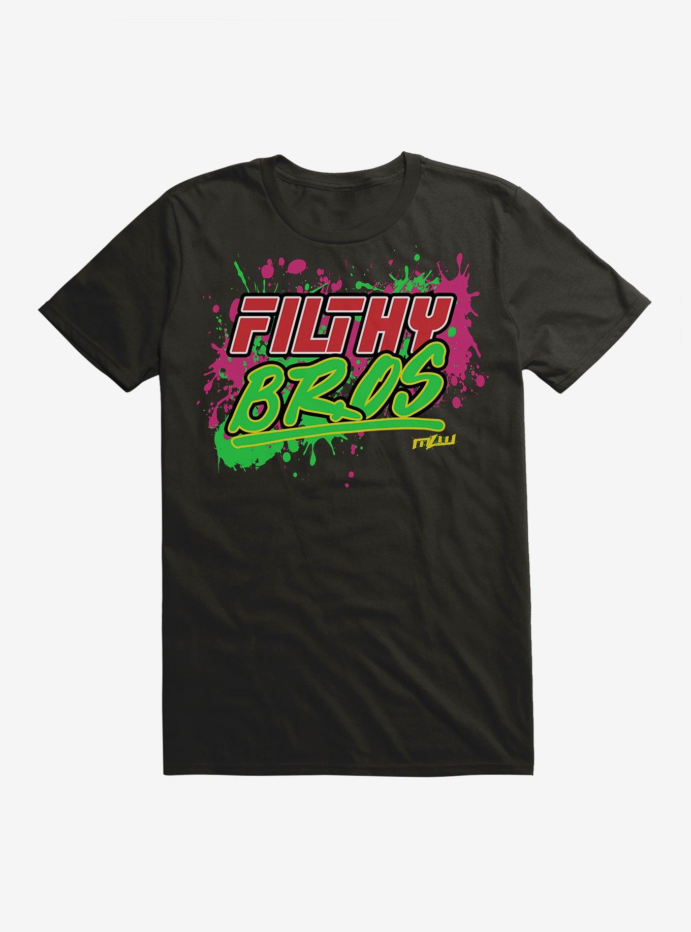 MLW Filthy Bros Logo T-Shirt, , hi-res