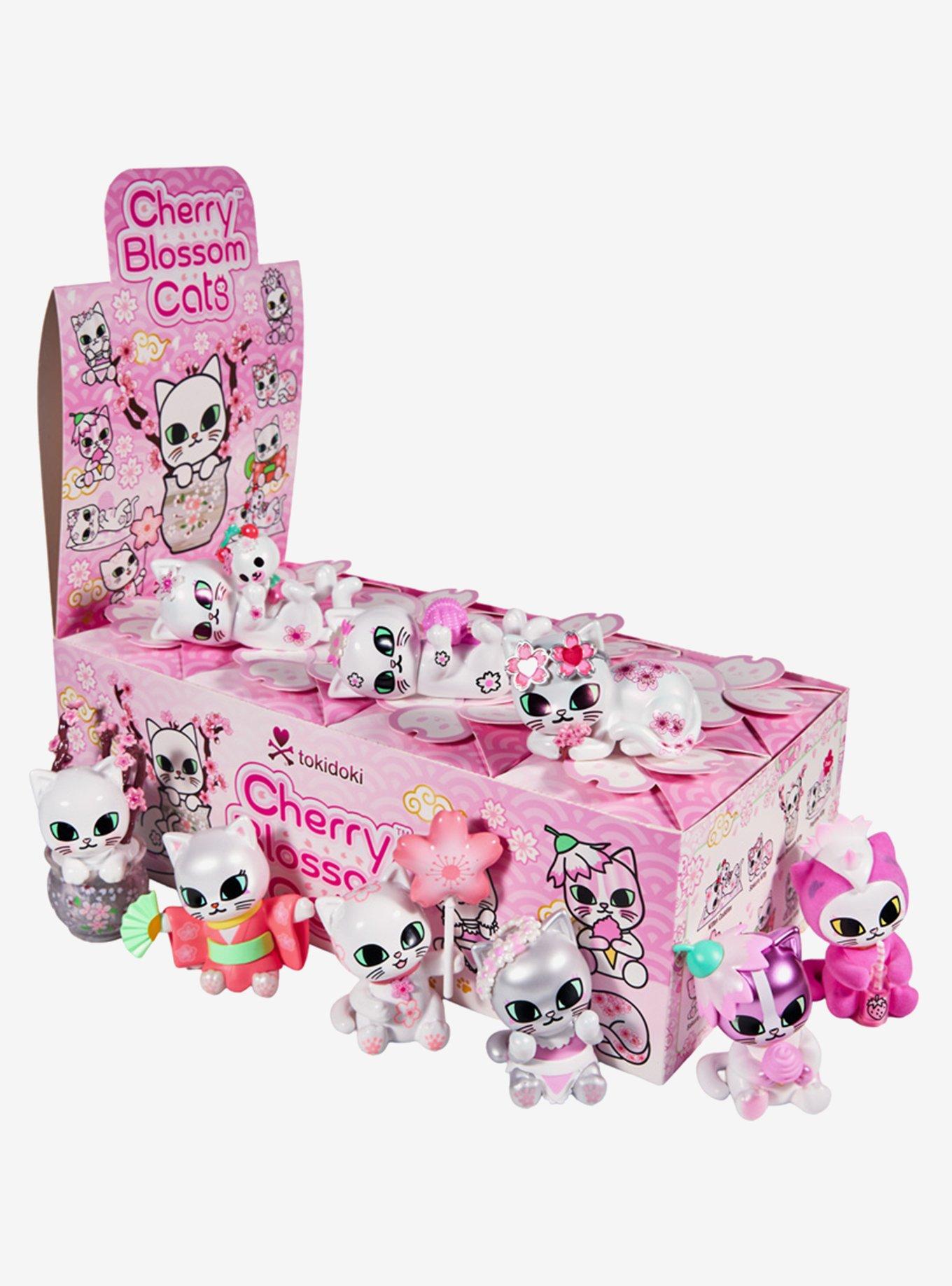 tokidoki Cherry Blossom Cats Blind Box Figure, , hi-res