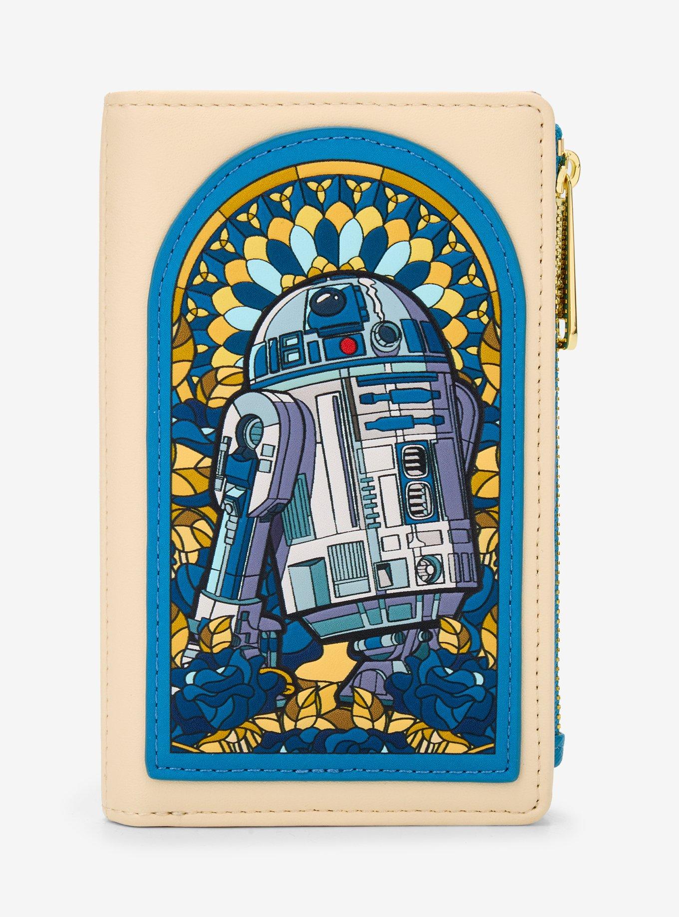 Loungefly Star Wars R2-D2 Stained Glass Portrait Wallet - BoxLunch Exclusive