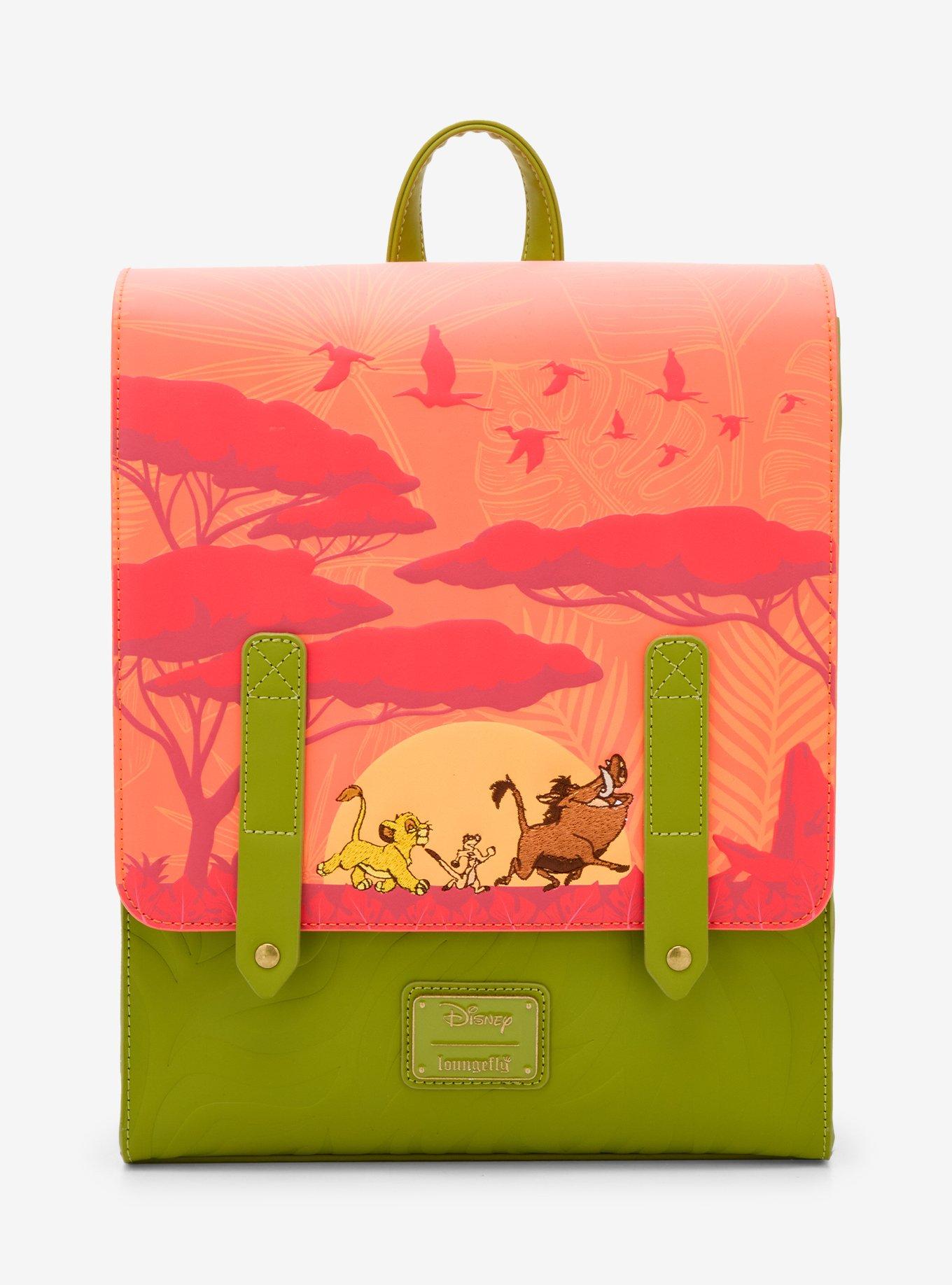 Loungefly Disney The Lion King Simba, Timon, & Pumbaa Mini Backpack- BoxLunch Exclusive, , hi-res