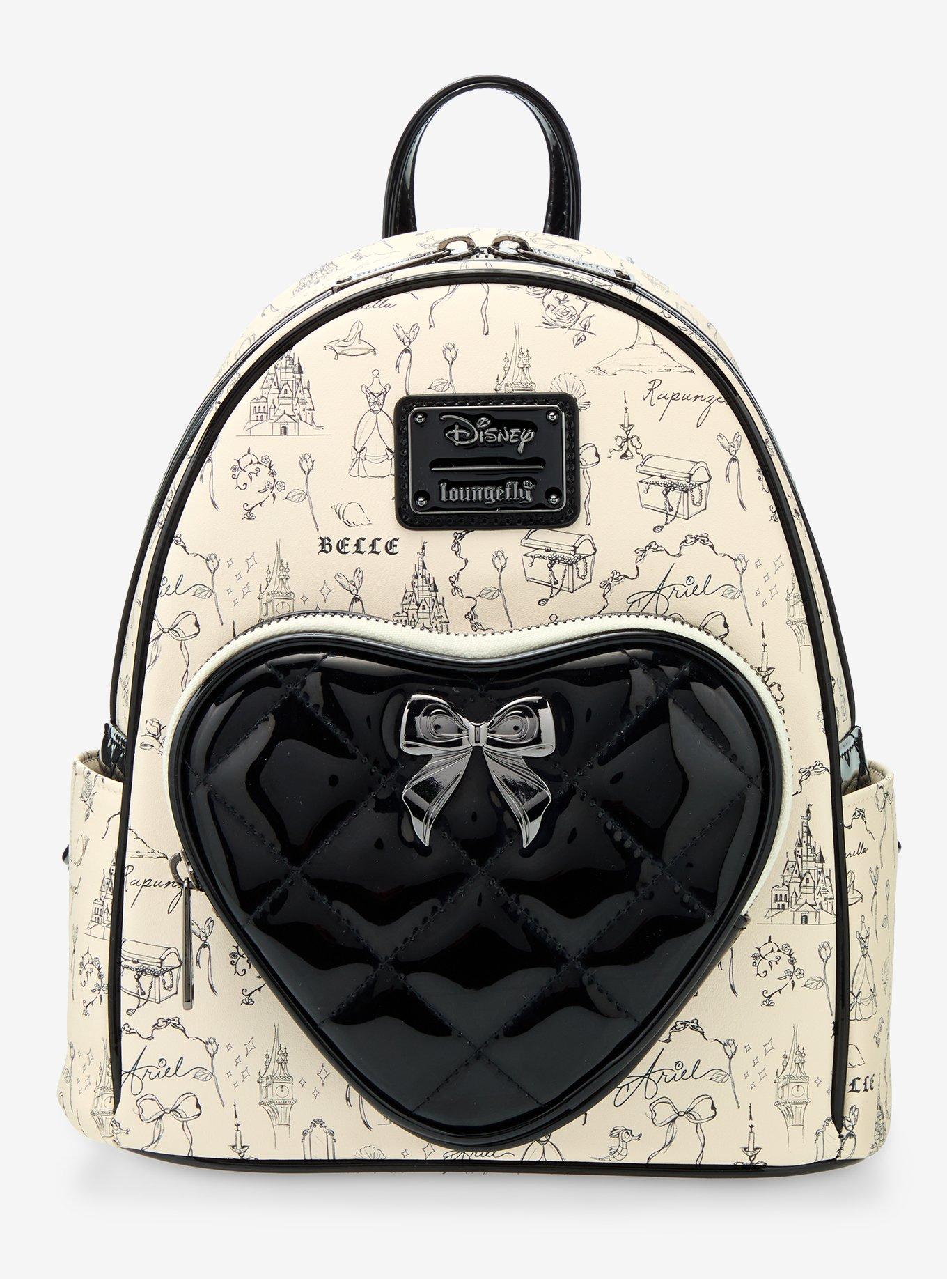 Loungefly Disney Princess Sketch Icons Mini Backpack - BoxLunch Exclusive, , hi-res
