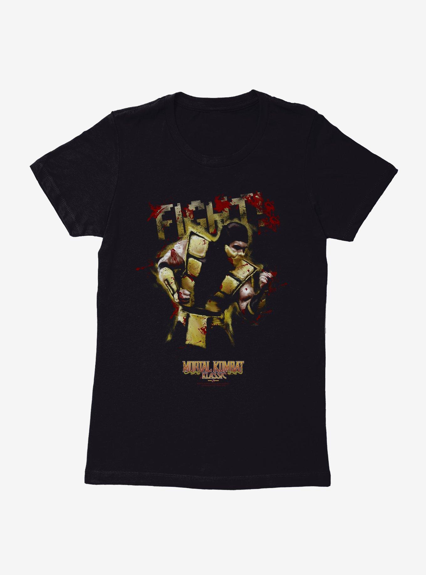 Mortal Kombat Klassic Scorpion Fight Womens T-Shirt, , hi-res