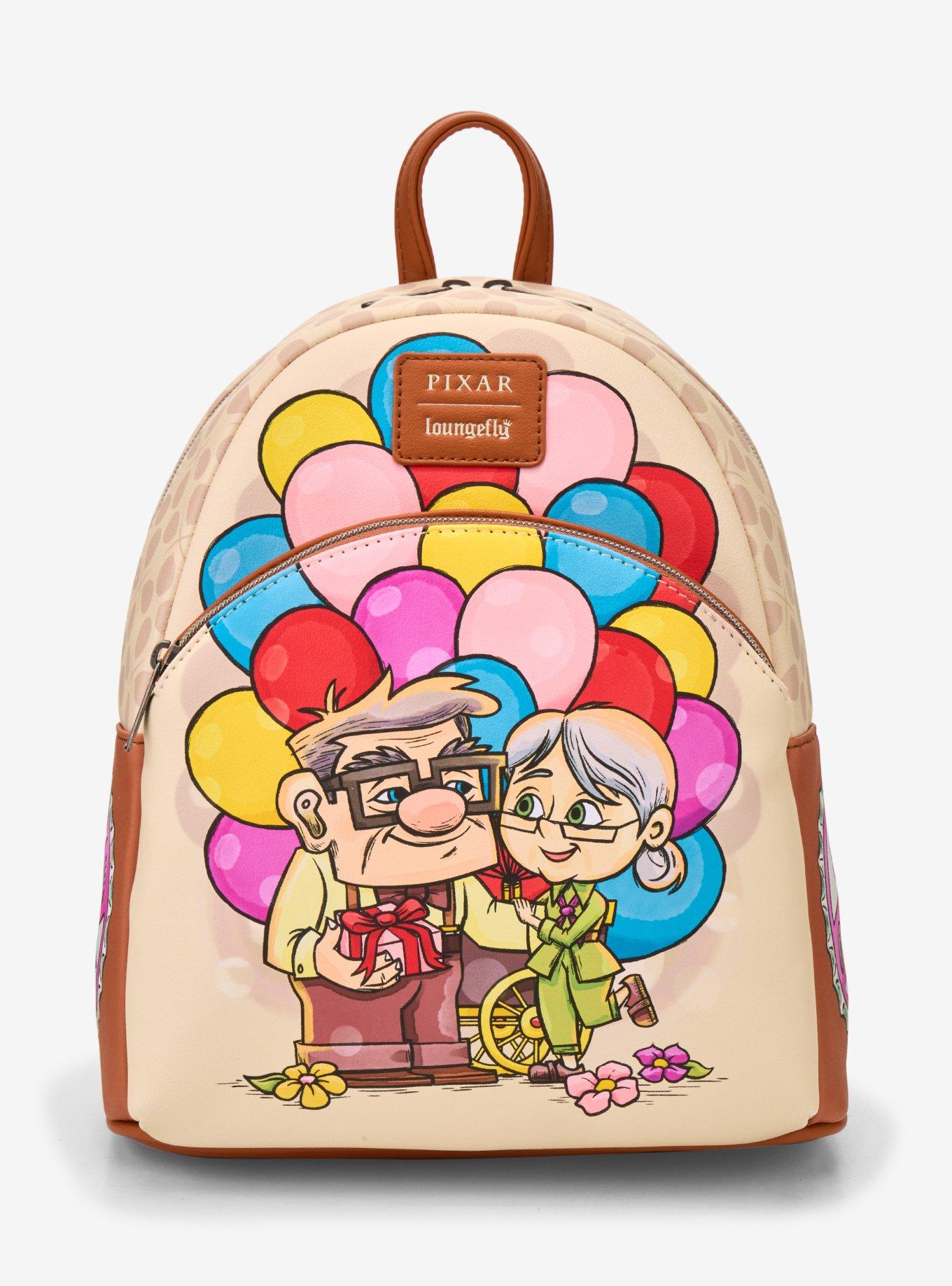 Loungefly Disney Pixar Up Carl & Ellie Balloon Cart Mini Backpack, , hi-res