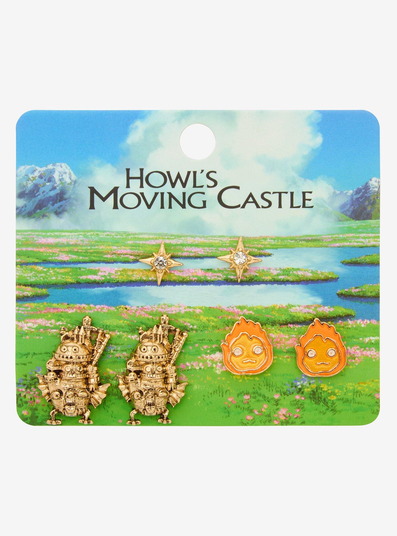 Studio Ghibli® Howl's Moving Castle Icons Earring Set - BoxLunch Exclusive, , hi-res