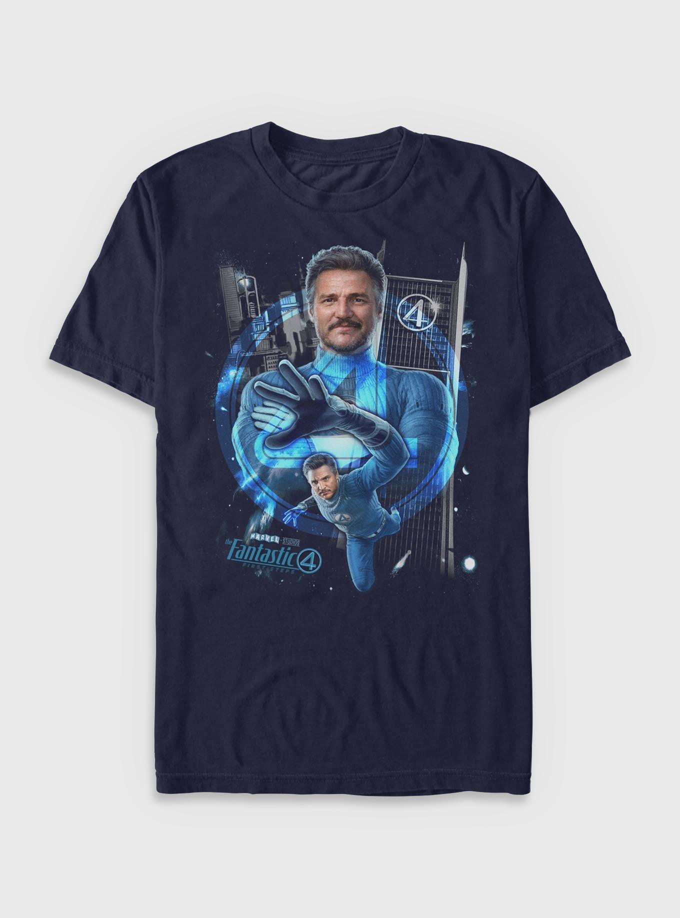 Marvel The Fantastic Four: First Steps Reed Space Buildings T-Shirt