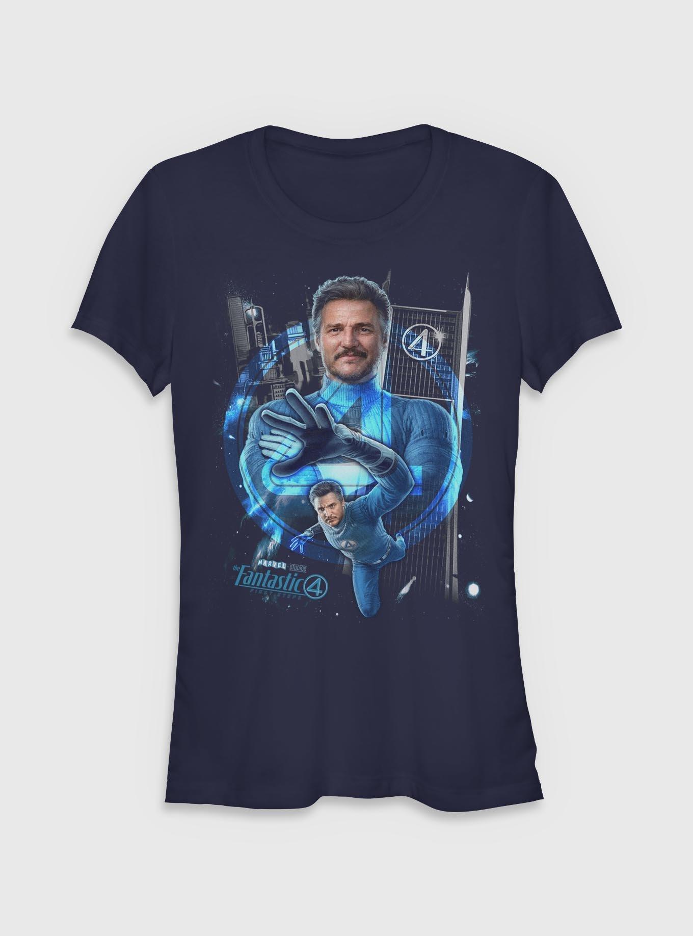 Marvel The Fantastic Four: First Steps Reed Space Buildings Girls T-Shirt