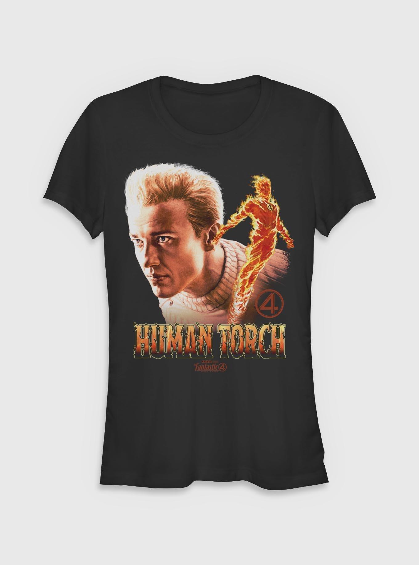 Marvel The Fantastic Four: First Steps Human Torch Girls T-Shirt, , hi-res
