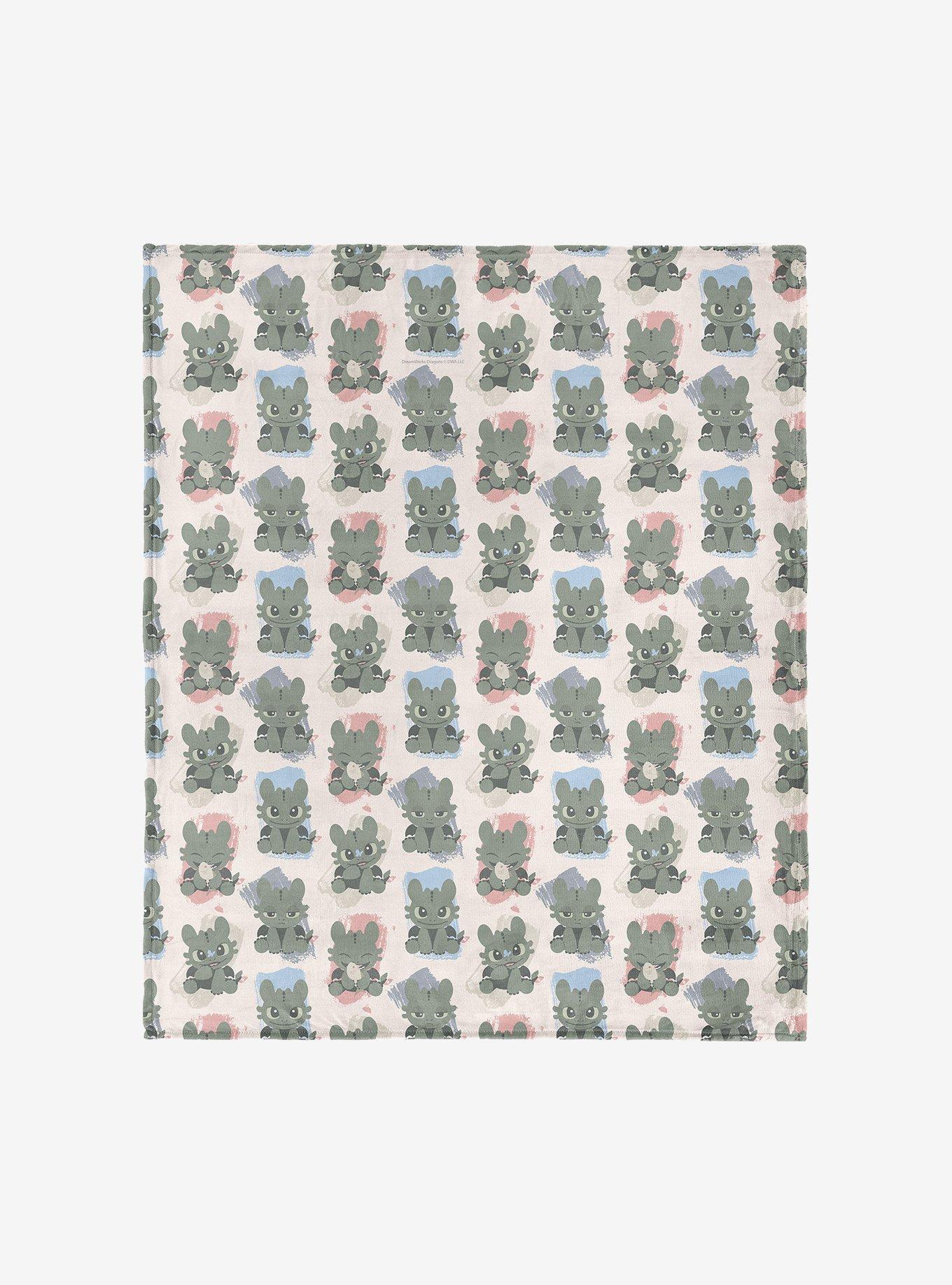 How to Train Your Dragon Many Emotions 60x80" Silk Touch Throw Blanket, , hi-res