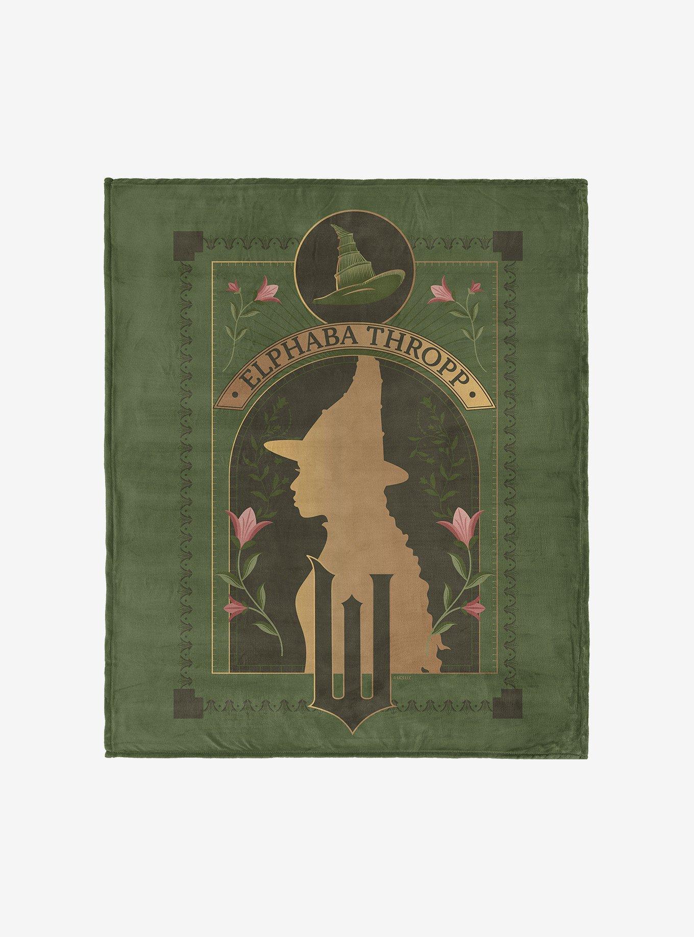 Wicked Elphaba Thropp 60x80" Silk Touch Throw Blanket, , hi-res