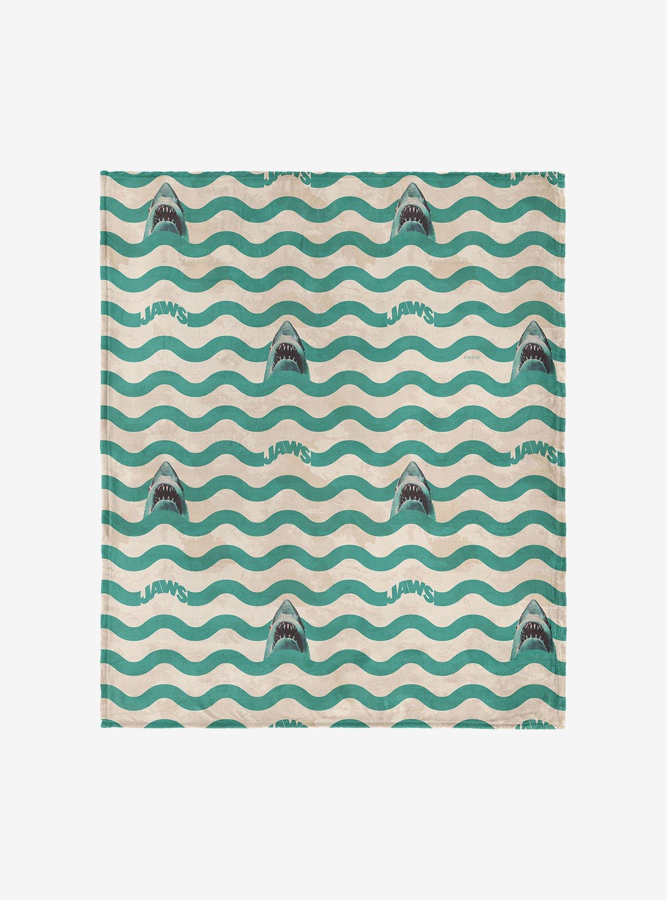 Jaws Psychedelic Sea 60x80" Silk Touch Throw Blanket, , hi-res
