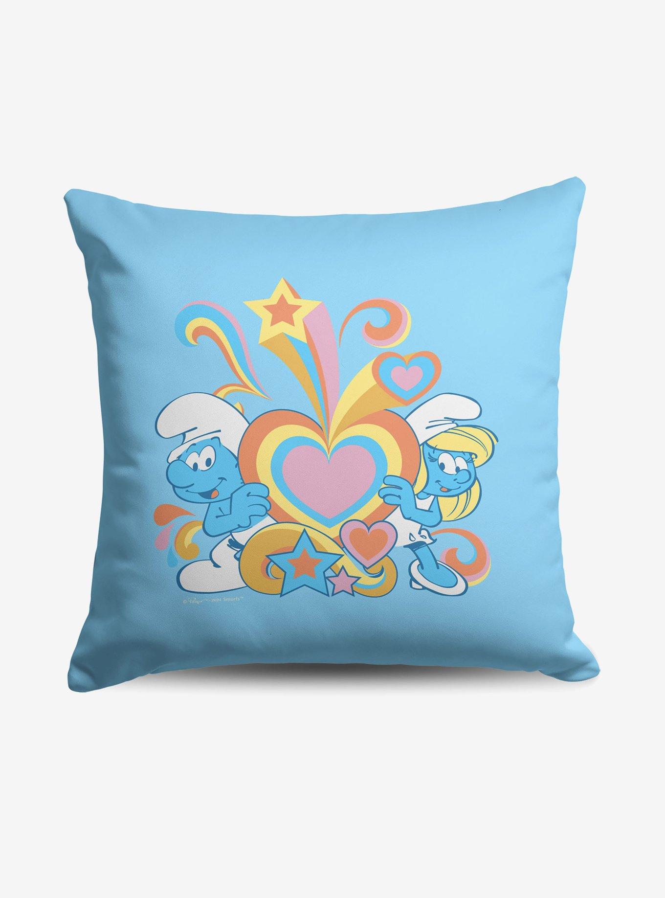 The Smurfs Groovy Smurfs Throw Pillow, , hi-res