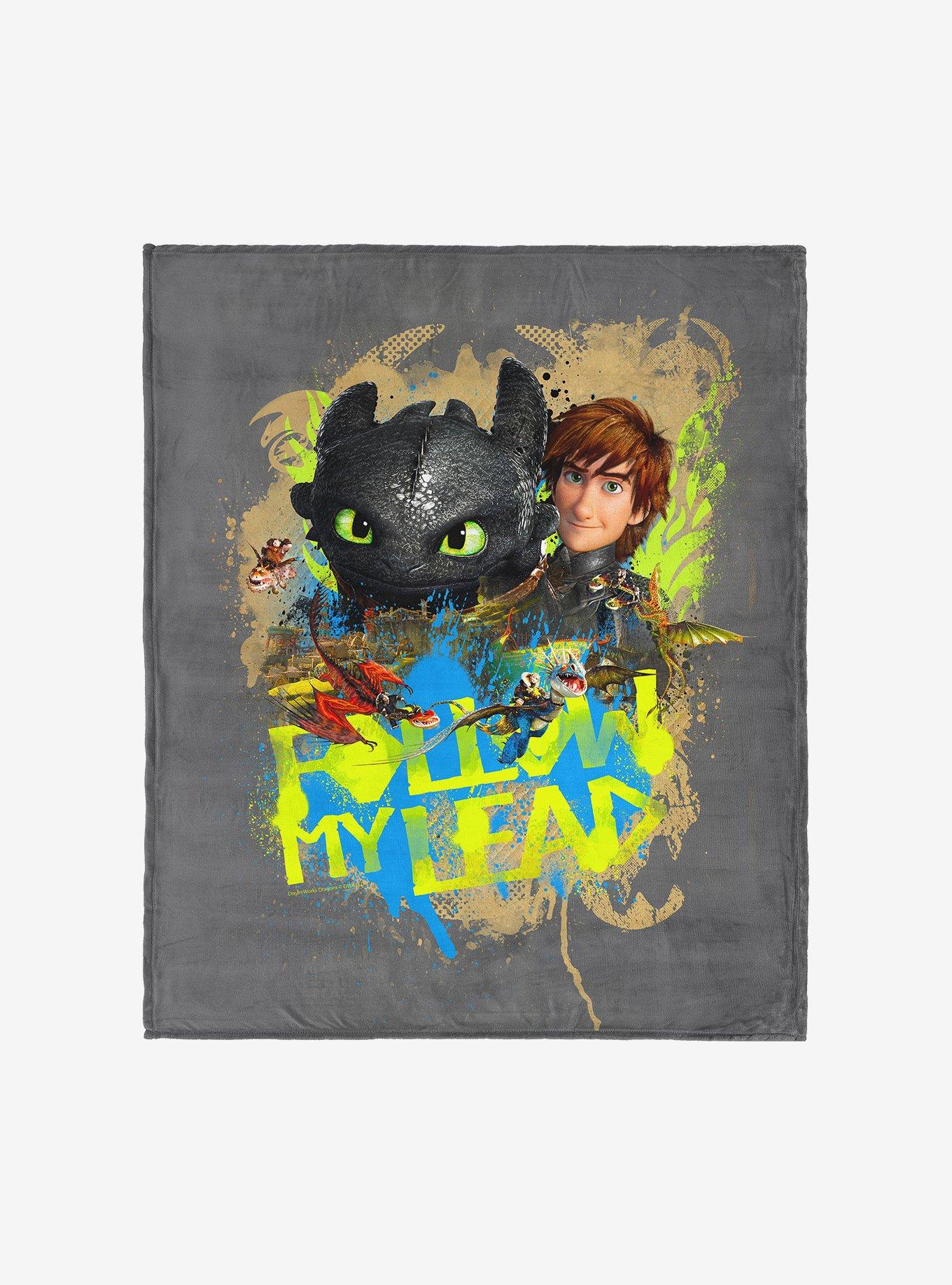 How to Train Your Dragon Follow My Lead 40x50" Silk Touch Throw Blanket, , hi-res