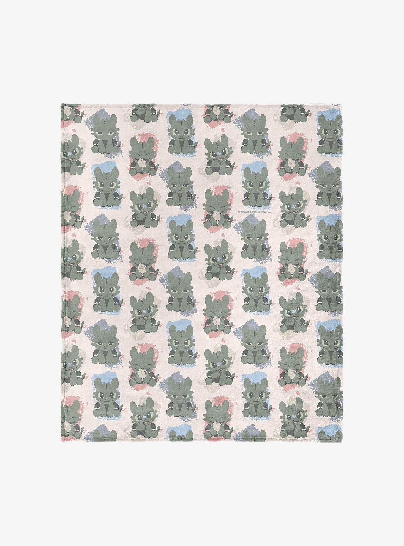 How to Train Your Dragon Many Emotions 40x50" Silk Touch Throw Blanket, , hi-res