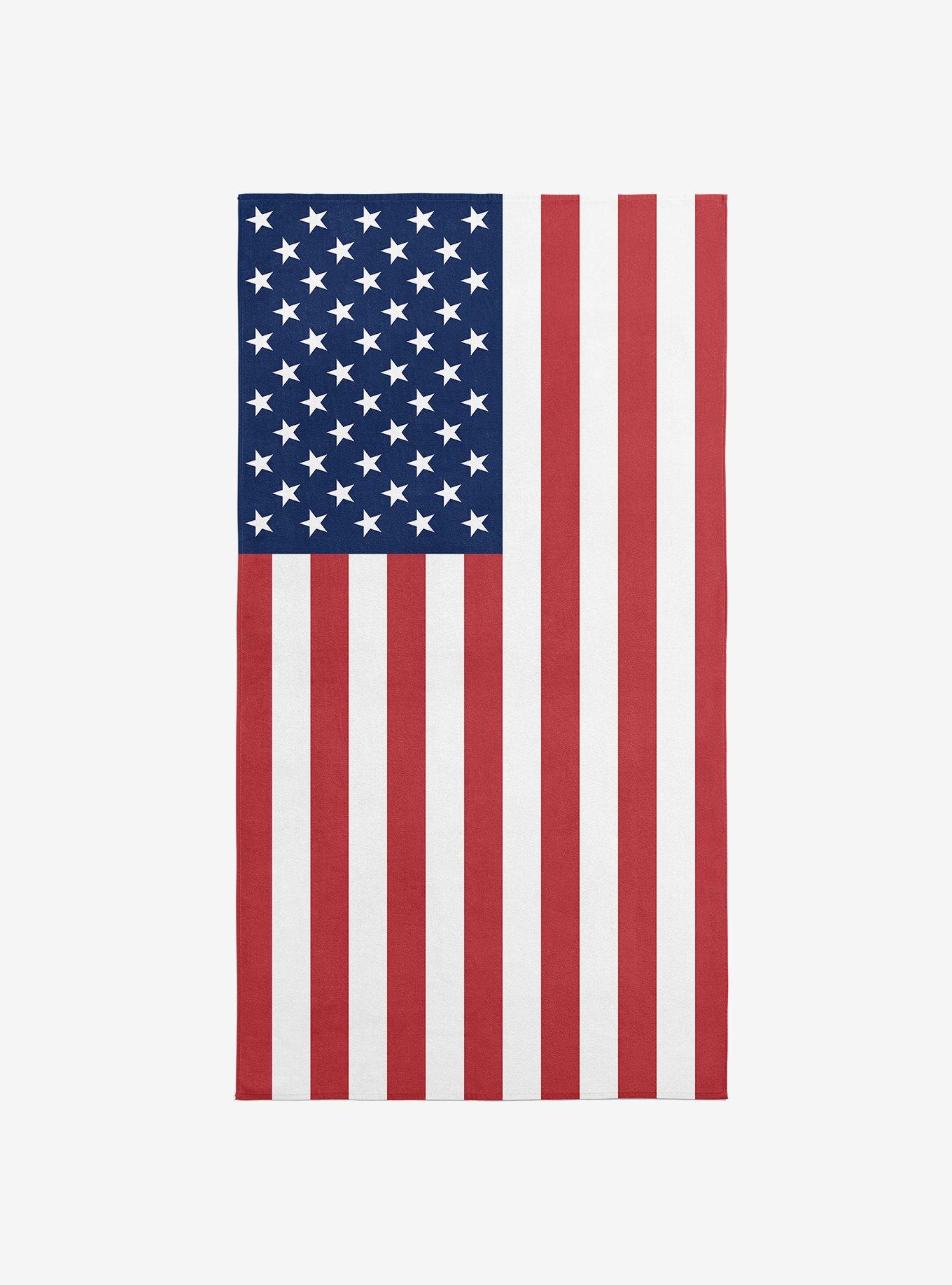 USA Flag Beach Towel, , hi-res