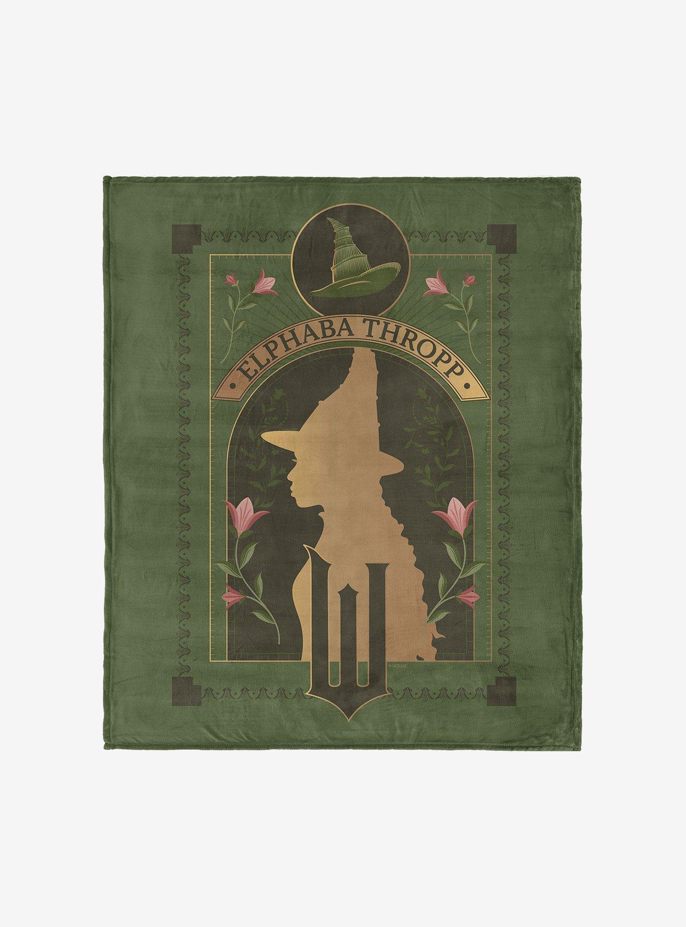 Wicked Elphaba Thropp 50x60" Silk Touch Throw Blanket, , hi-res