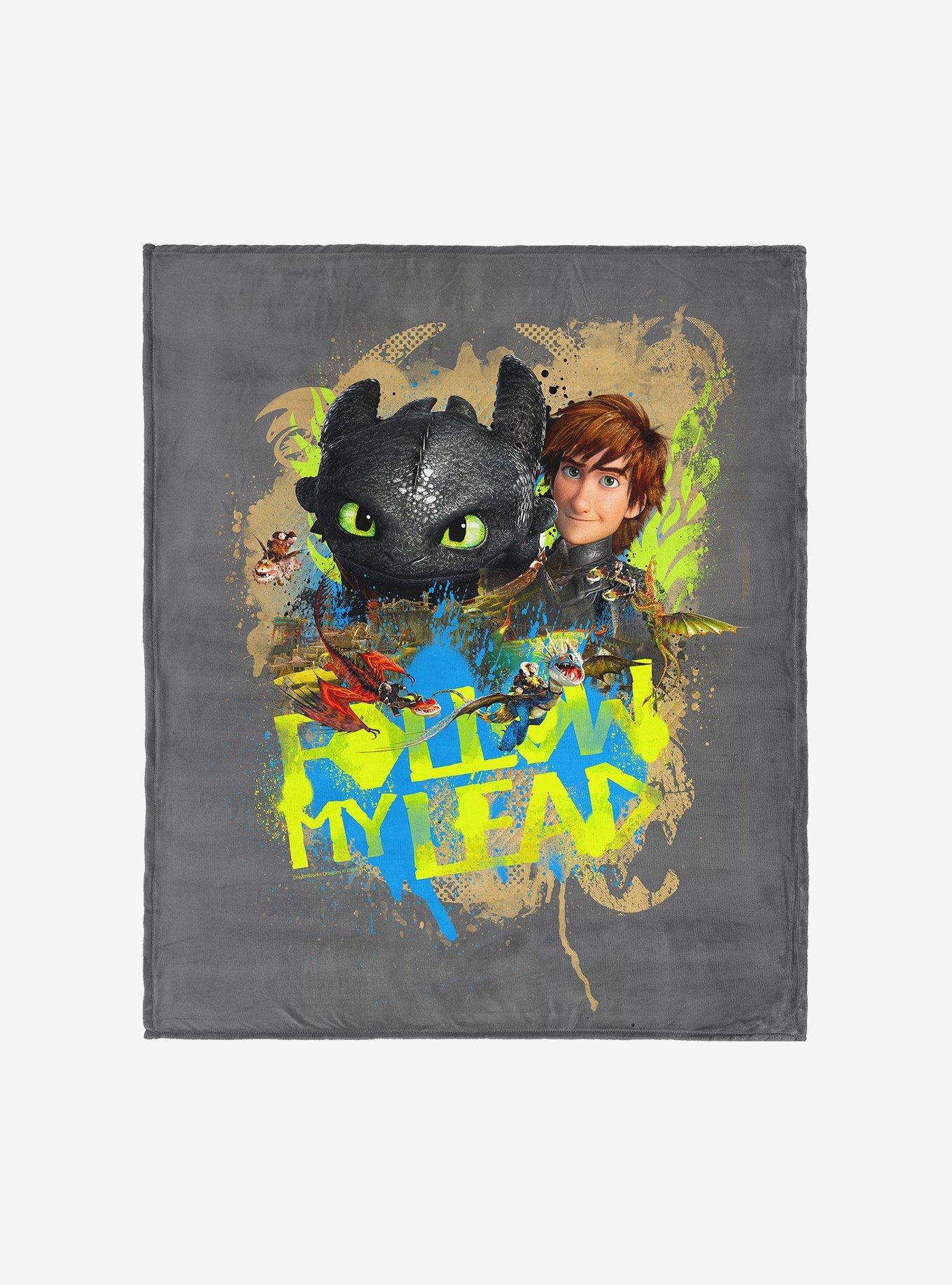 How to Train Your Dragon Follow My Lead 50x60" Silk Touch Throw Blanket, , hi-res