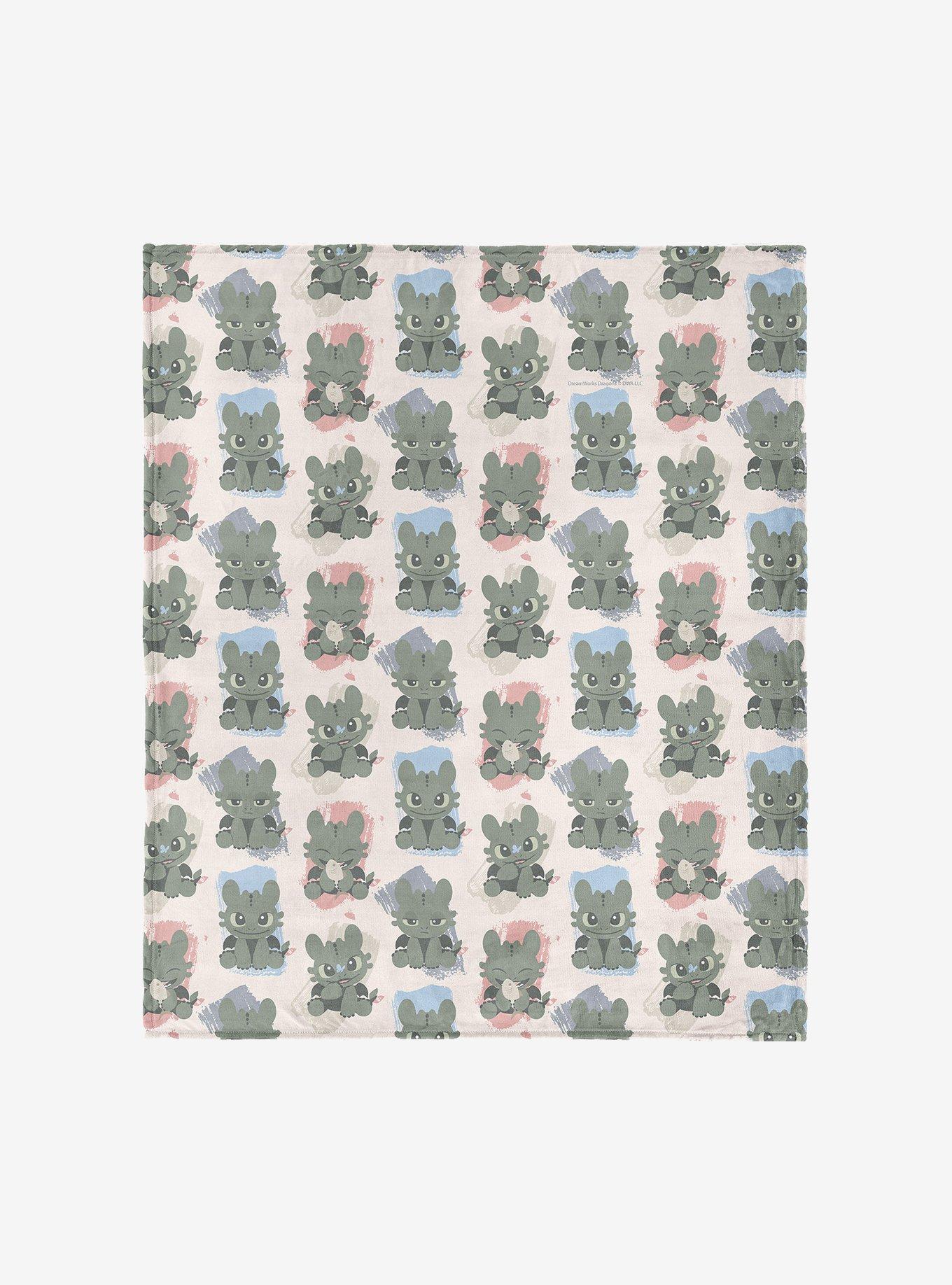 How to Train Your Dragon Many Emotions 50x60" Silk Touch Throw Blanket, , hi-res