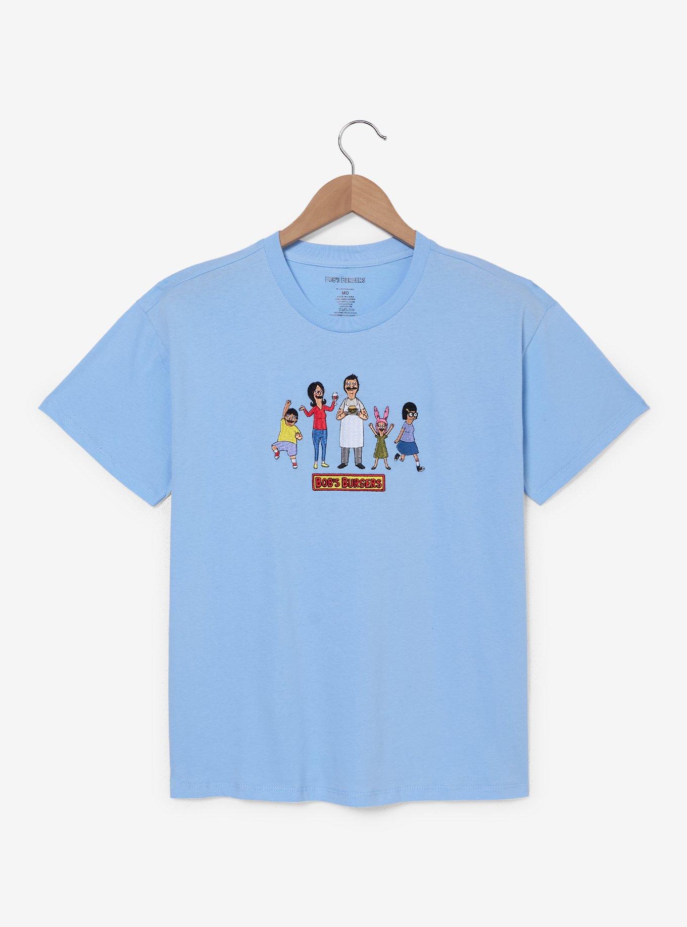 Bob's Burgers Belcher Family Embroidered T-Shirt Plus Size, , hi-res