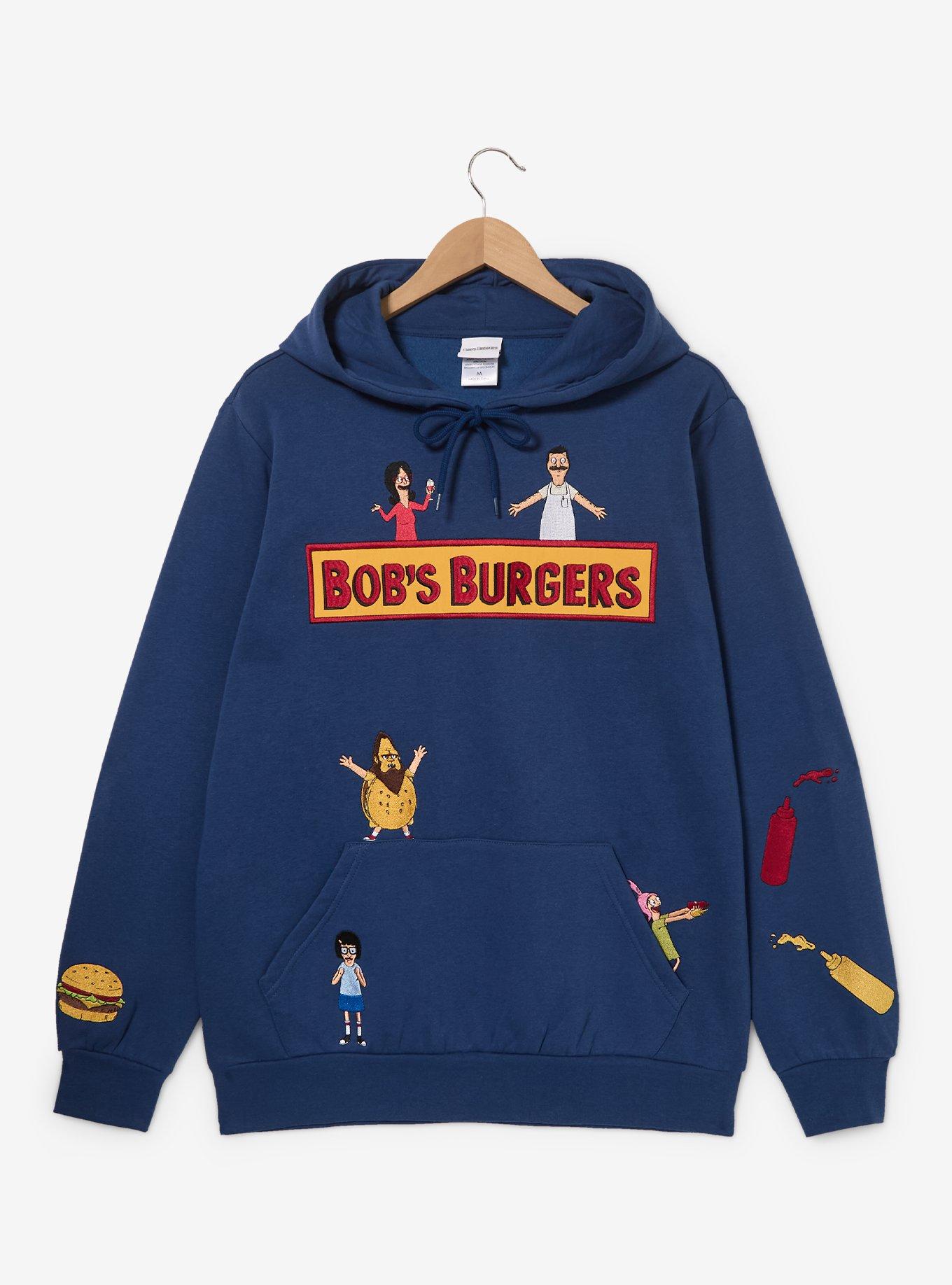 Bob's Burgers Characters Embroidered Hoodie, , hi-res
