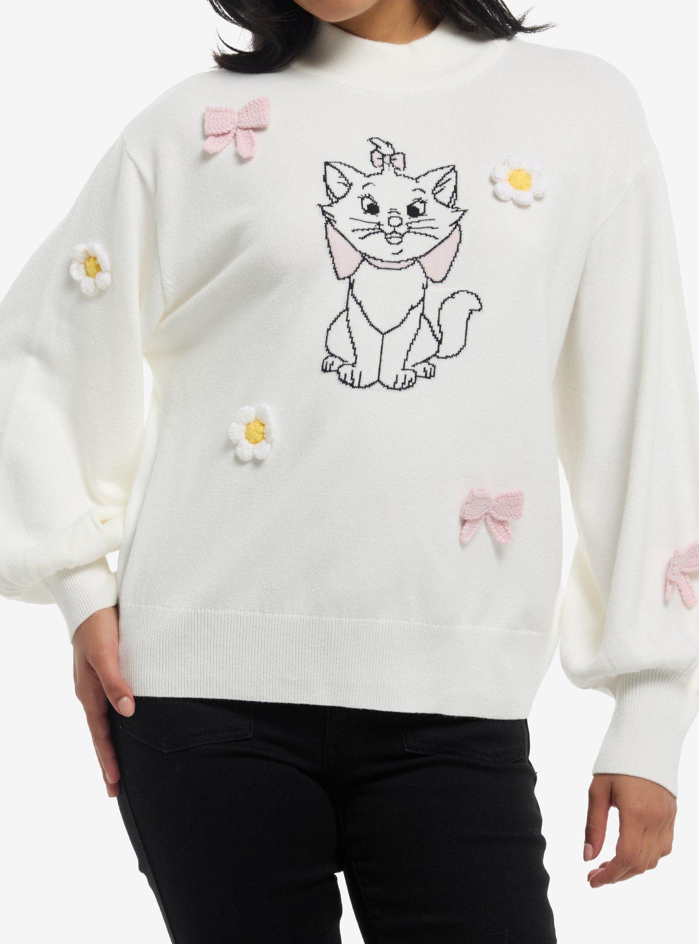 Her Universe Disney The Aristocats Marie 3D Icons Sweater Her Universe Exclusive, , hi-res