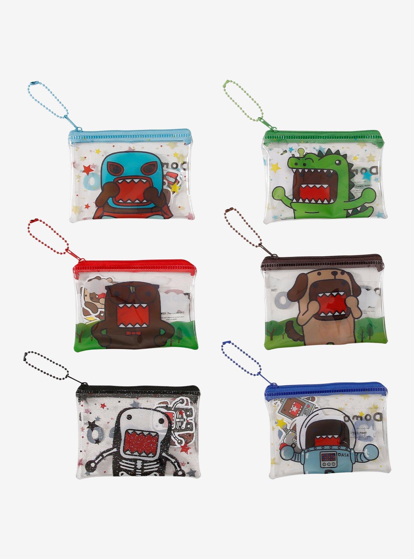 Domo Costume Blind Bag Coin Purse & Sticker, , hi-res