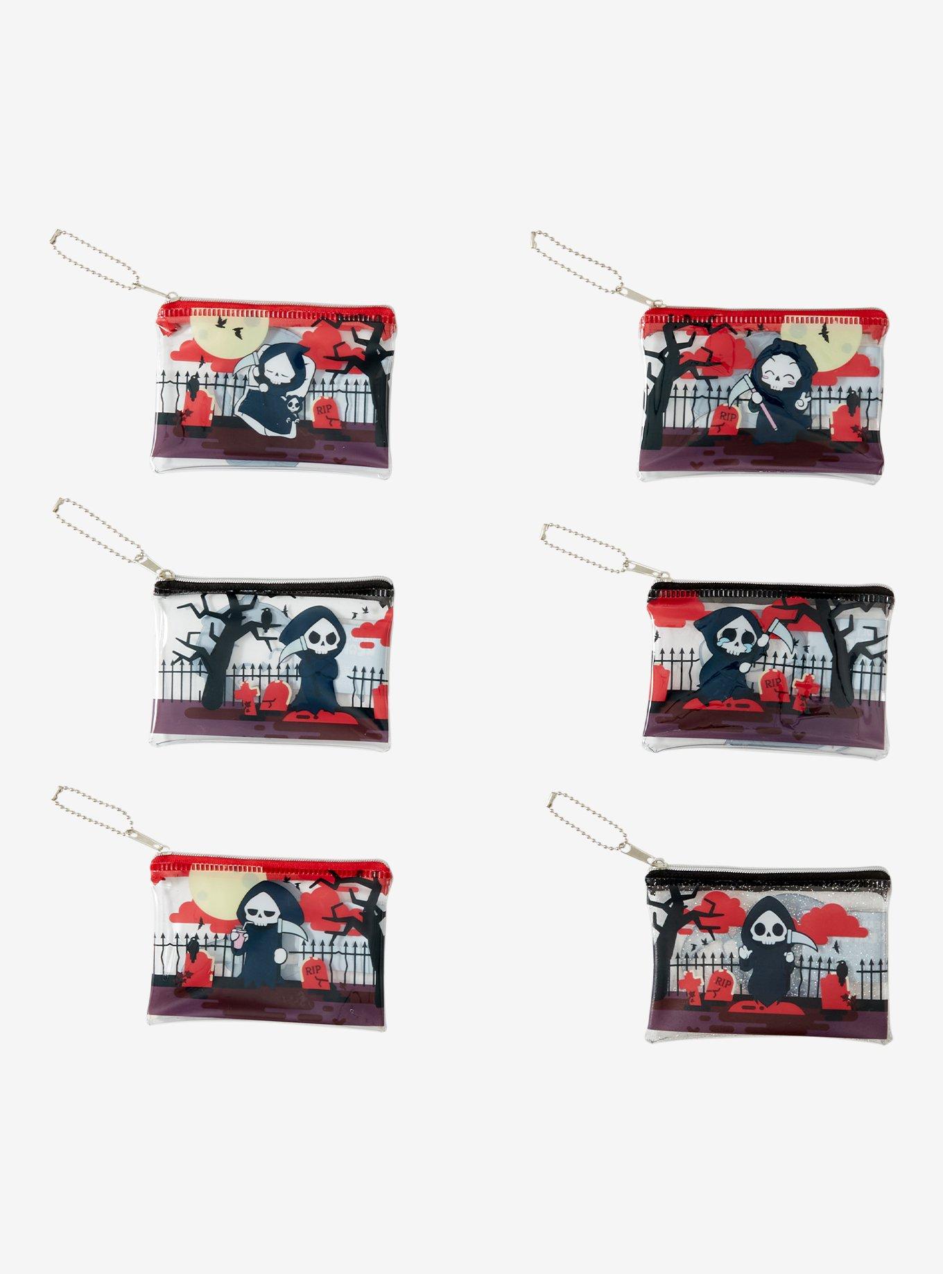 Deadly Cute Grim Reaper Blind Bag Coin Purse & Sticker Set Hot Topic Exclusive, , hi-res