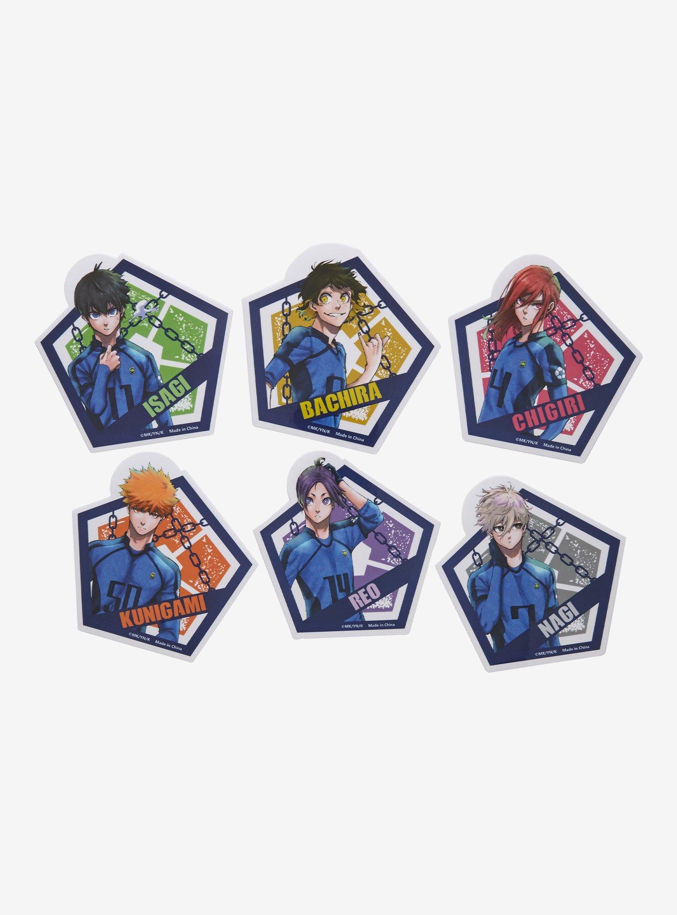 Blue Lock Pentagon Sticker Set, , hi-res