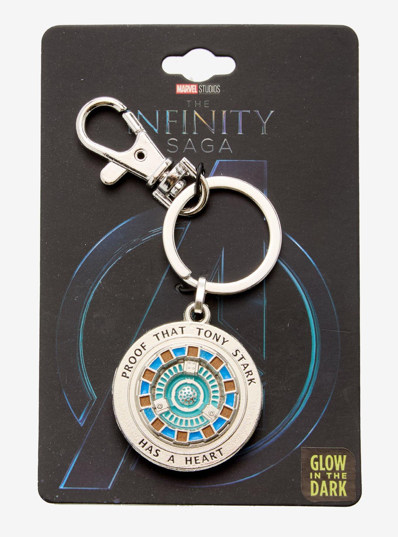 Marvel The Infinity Saga Arc Reactor Glow-In-The-Dark Key Chain, , hi-res