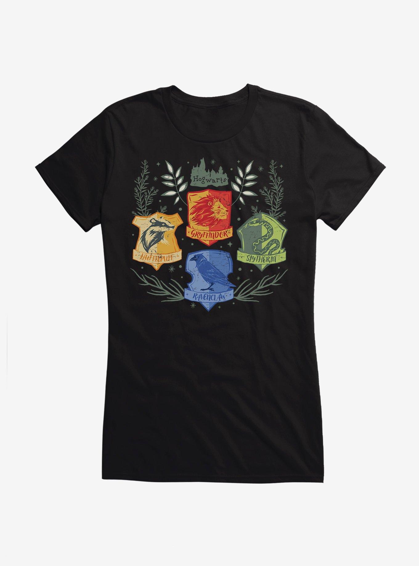 Harry Potter Hogwarts Houses In Bloom Girls T-Shirt, , hi-res