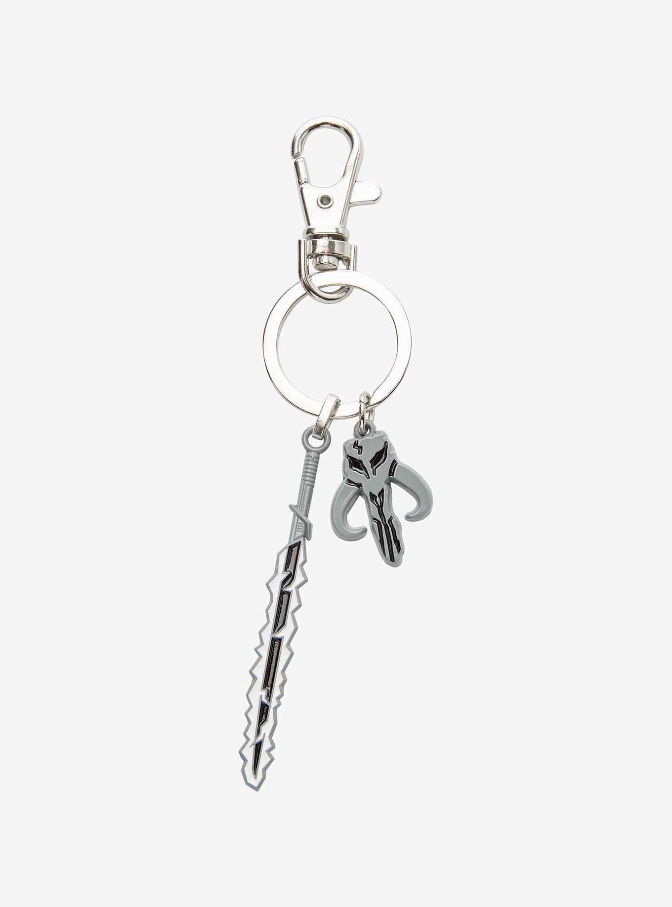 Star Wars The Mandalorian Dark Saber Key Chain, , hi-res