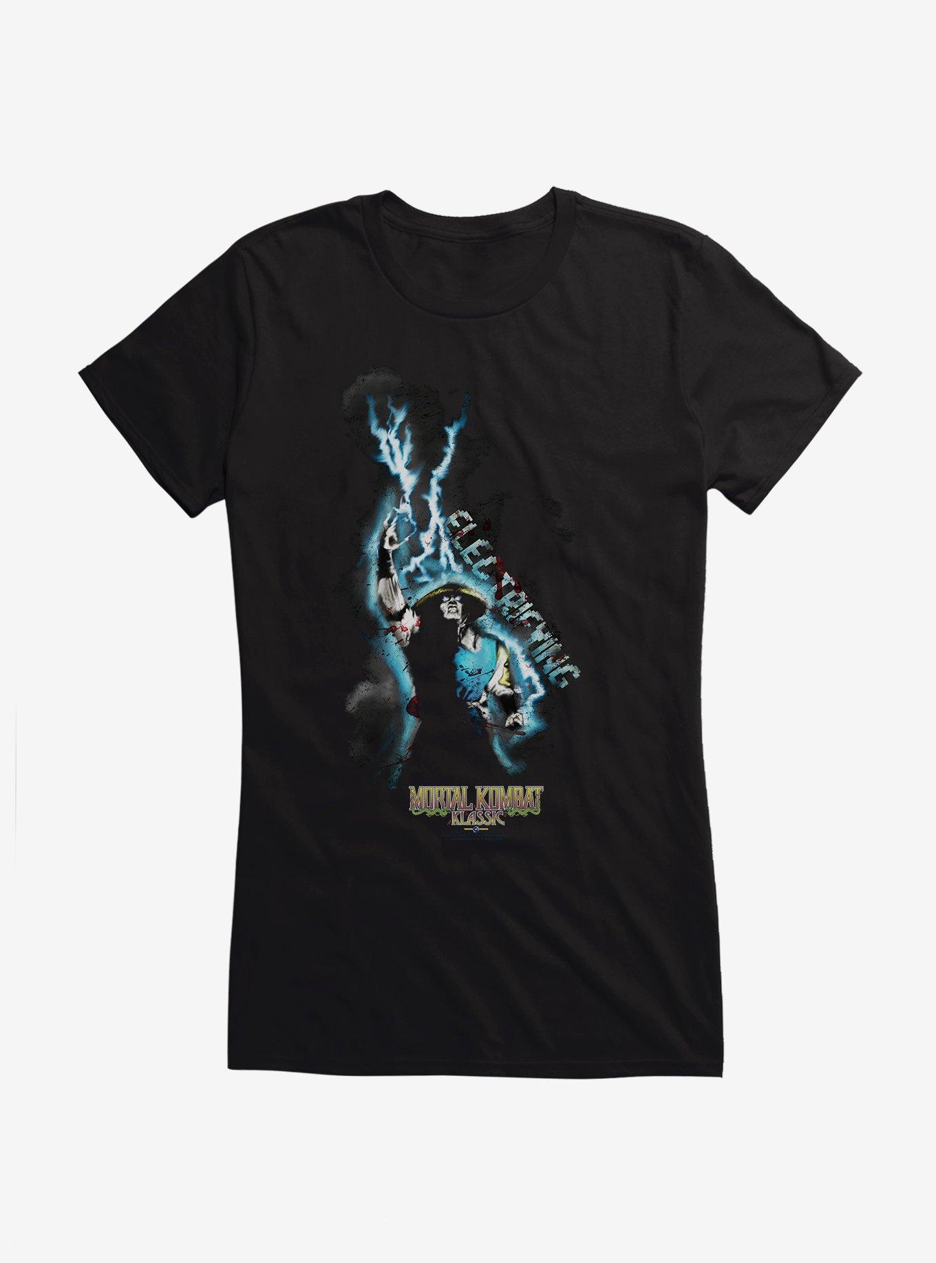 Mortal Kombat Klassic Raiden Electrifying Girls T-Shirt