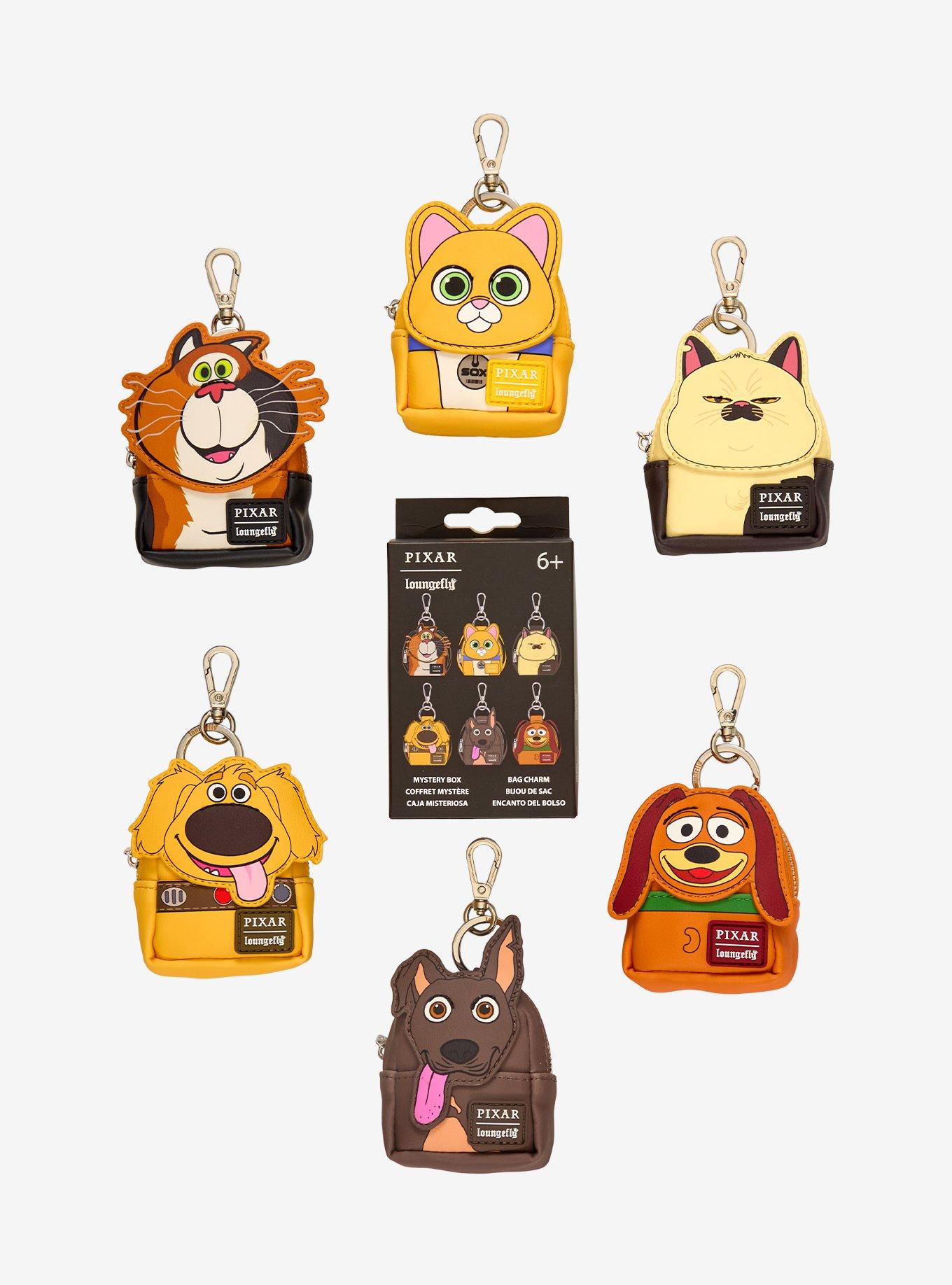 Loungefly Disney Pixar Cats & Dogs Blind Box Coin Purse Bag Charm, , hi-res