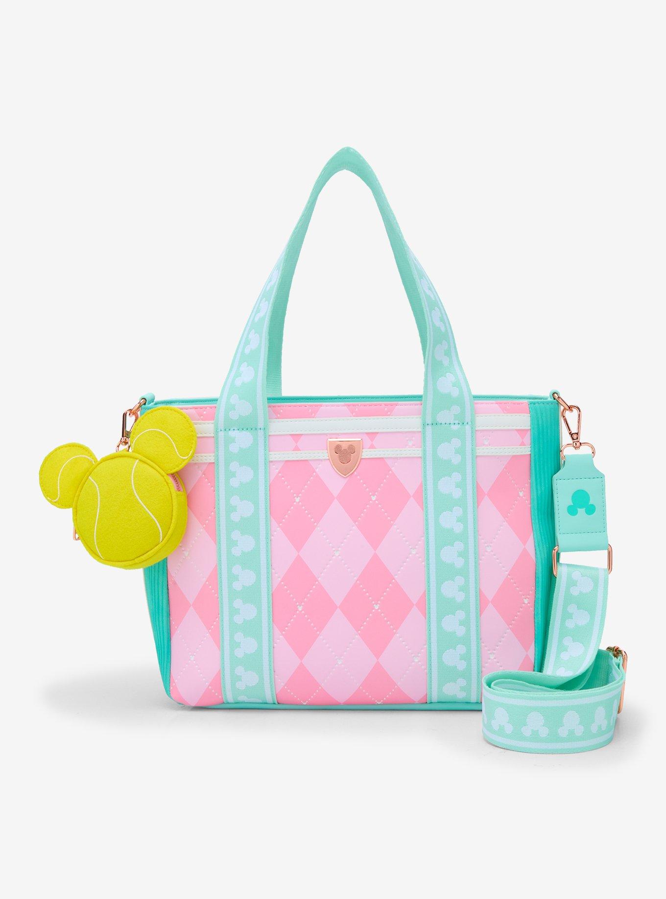 Loungefly Disney Mickey Mouse Pastel Tennis Tote Bag, , hi-res