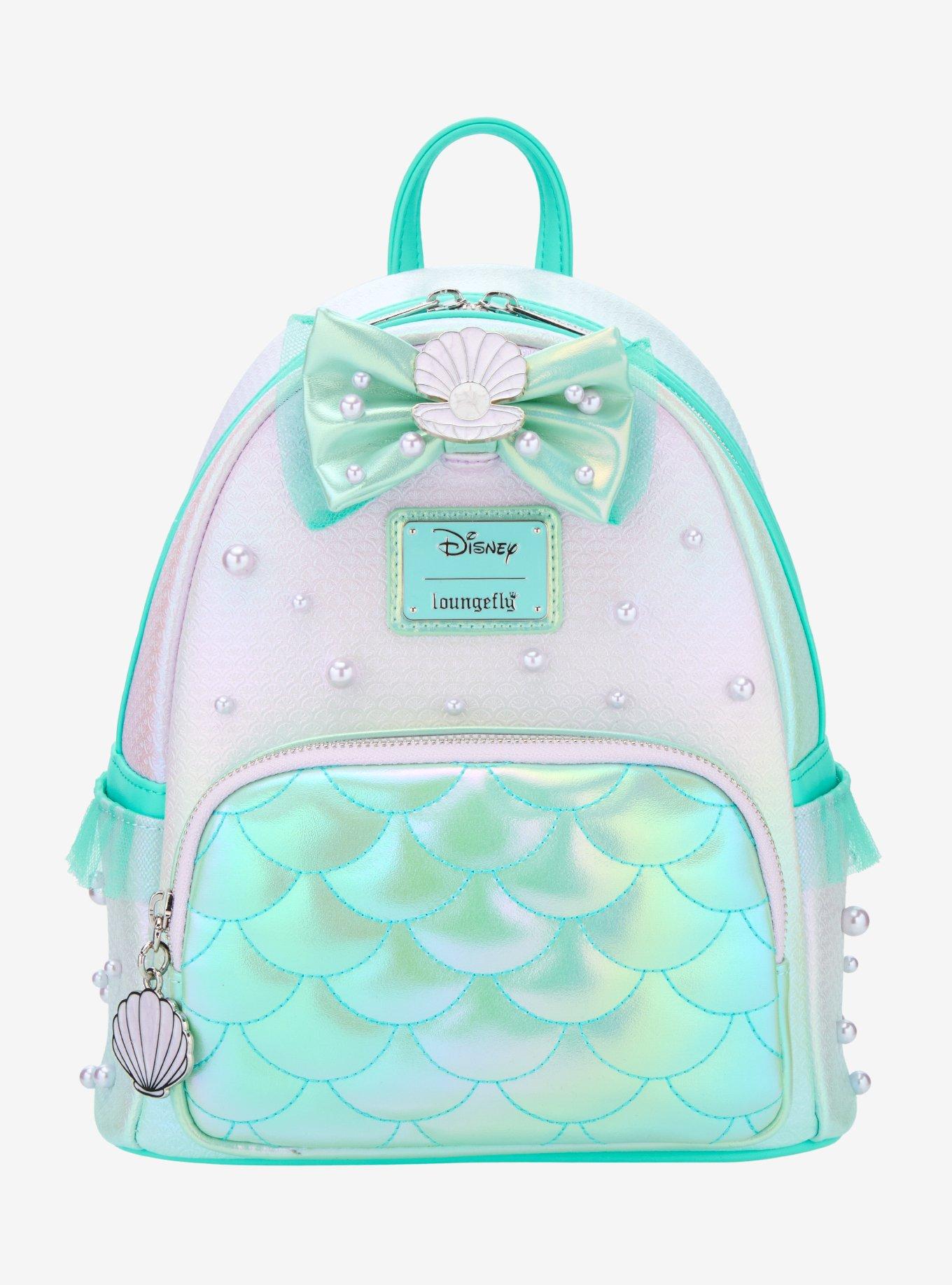 Loungefly Disney The Little Mermaid Iridescent Shell Mini Backpack, , hi-res