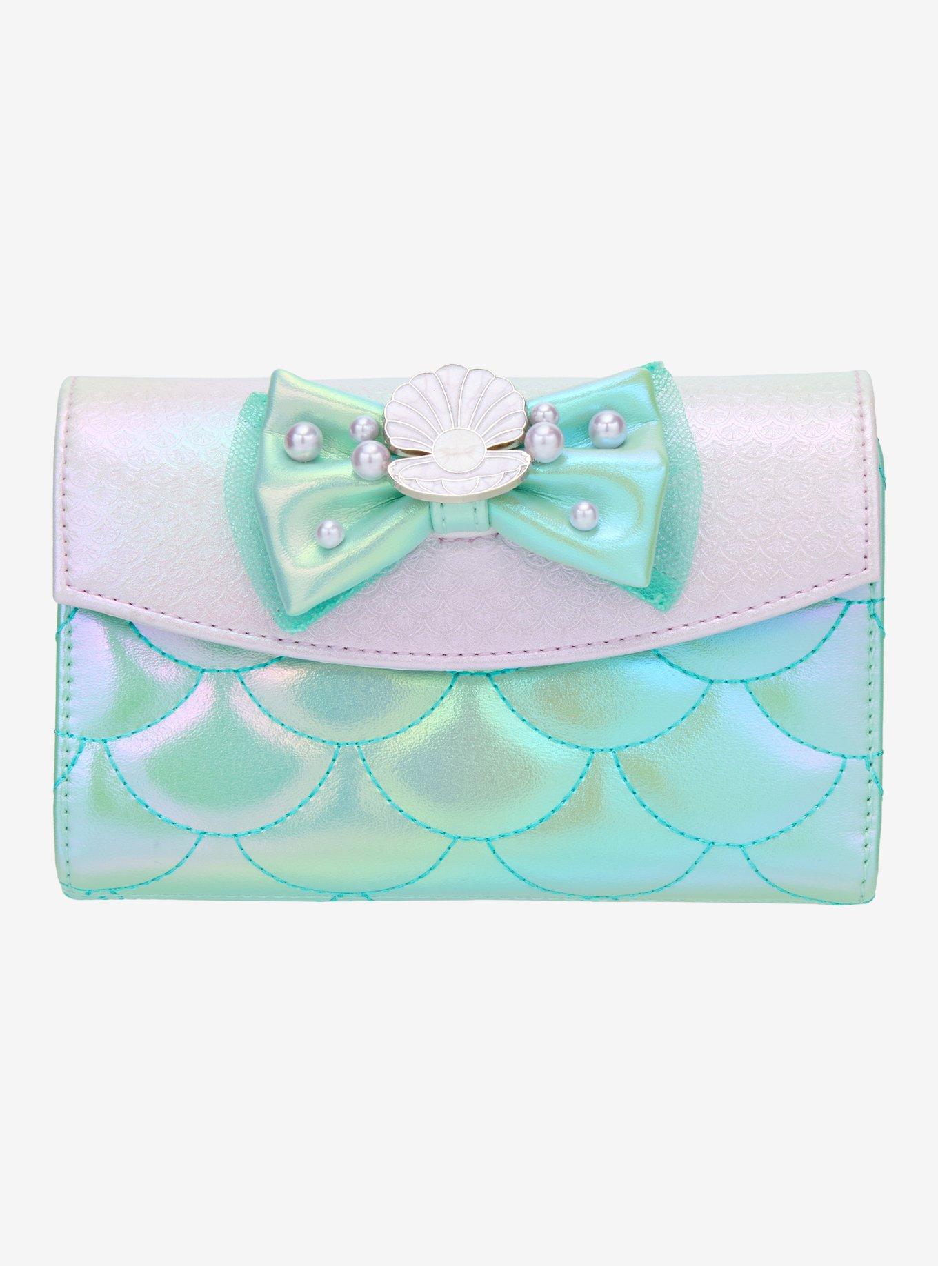 Loungefly Disney The Little Mermaid Iridescent Shell Wallet, , hi-res