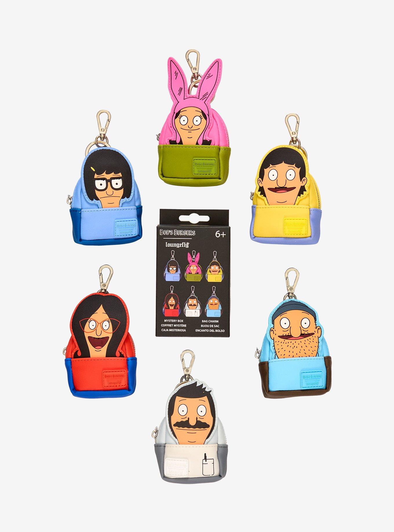 Loungefly Bob's Burgers Character Blind Box Coin Purse Bag Charm, , hi-res