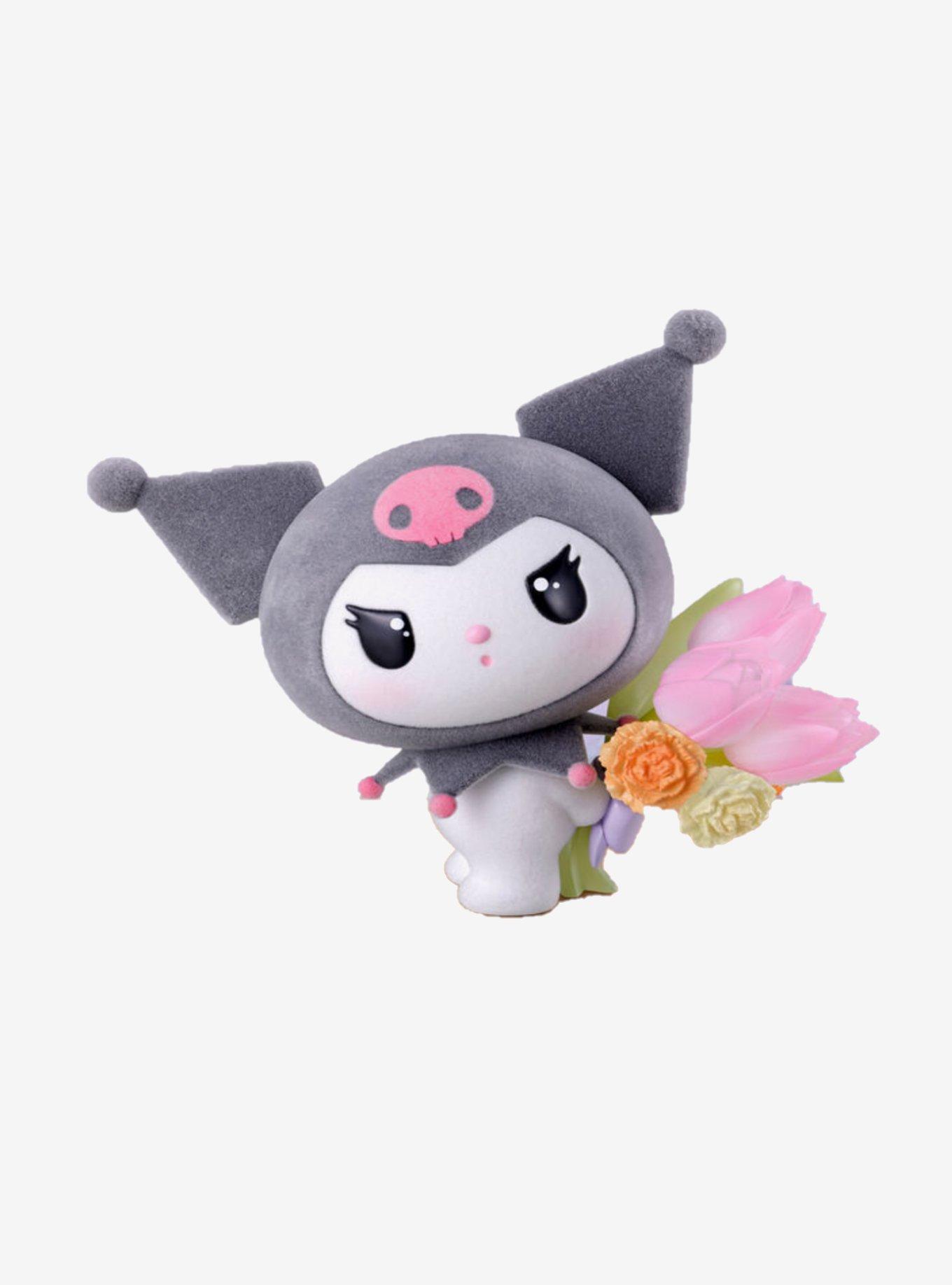 Bandai Namco Sanrio Rowtashii Noise mofamofy Kuromi Flocked Figure, , hi-res