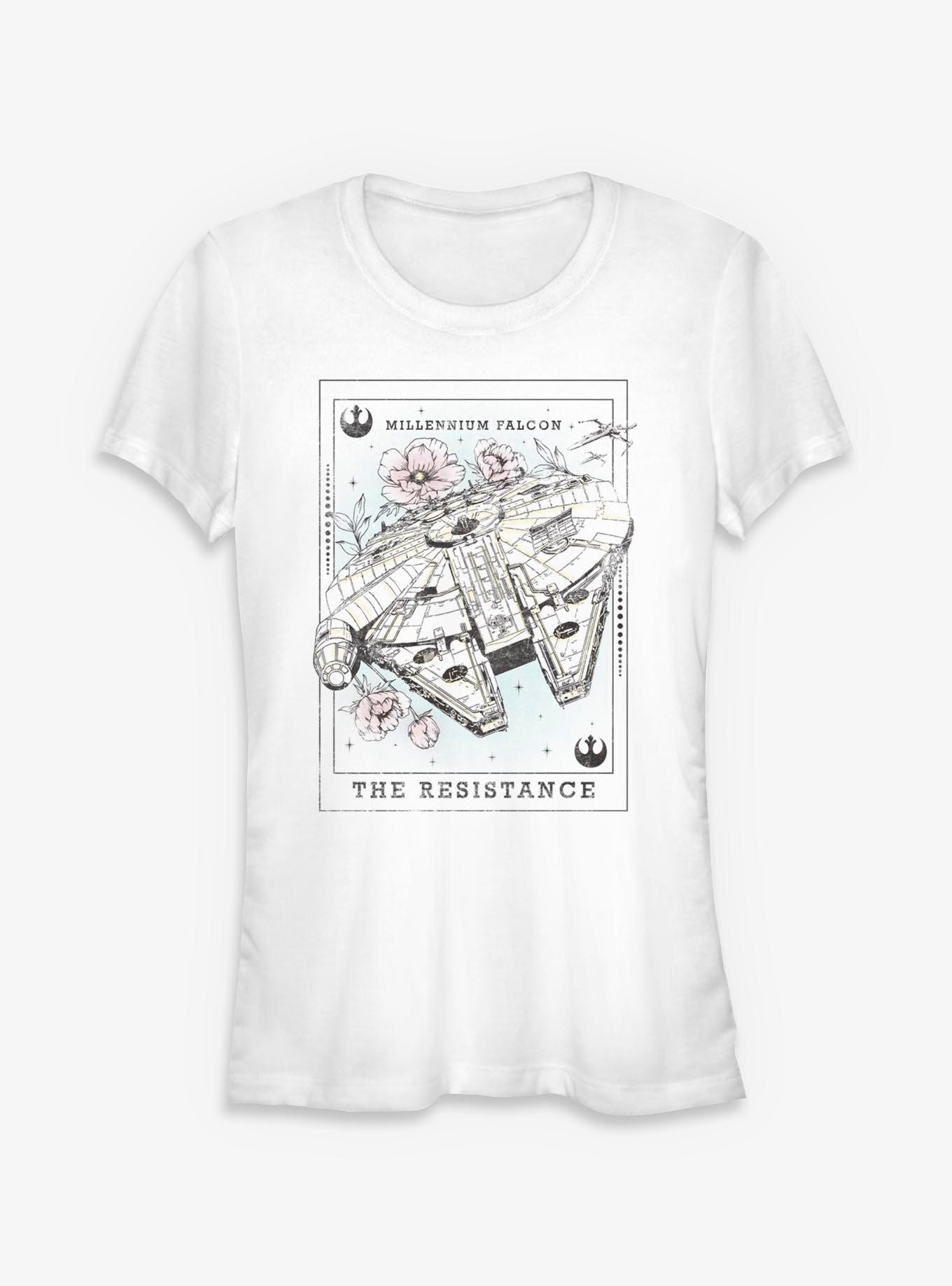 Star Wars Millennium Falcon Tarot Girls T-Shirt