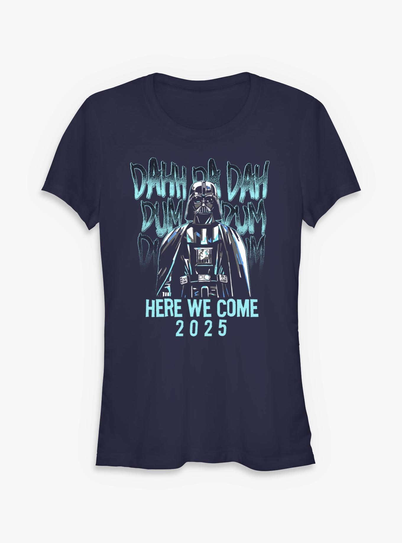 Star Wars Darth Vader Here We Come 2025 Girls T-Shirt, NAVY, hi-res