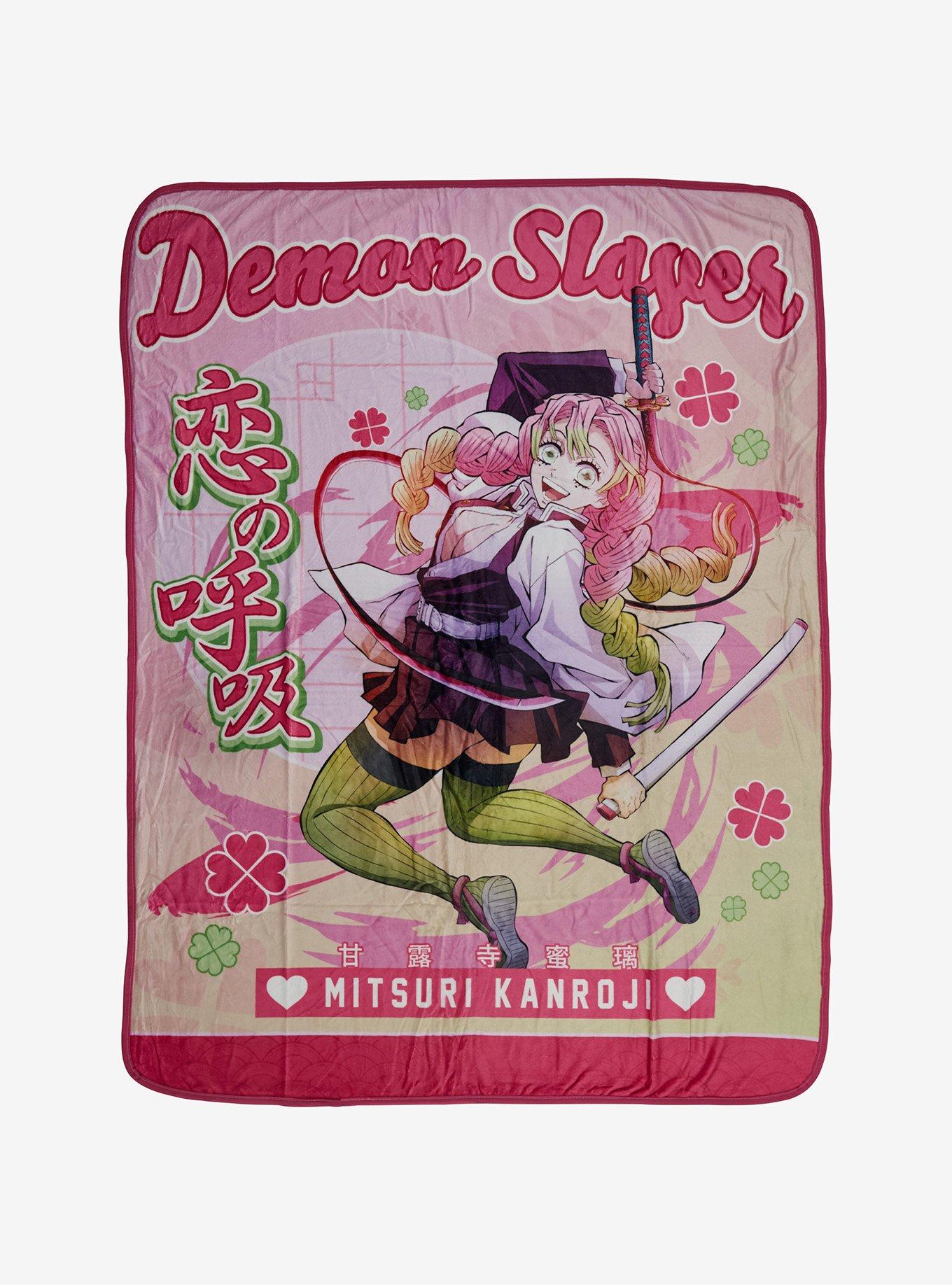 Demon Slayer: Kimetsu No Yaiba Mitsuri Throw Blanket, , hi-res