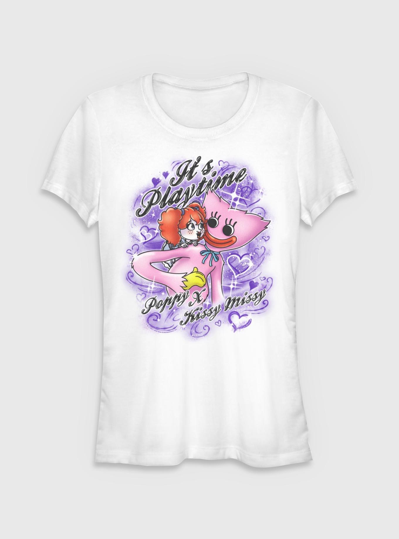 Poppy Playtime Poppy & Kissy Missy Airbrush Girls T-Shirt, , hi-res