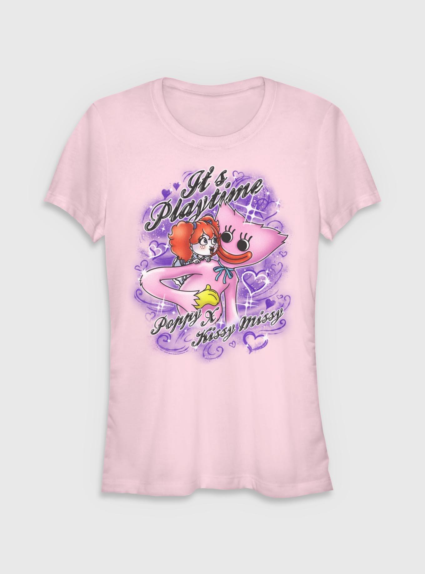 Poppy Playtime Poppy & Kissy Missy Airbrush Girls T-Shirt, , hi-res