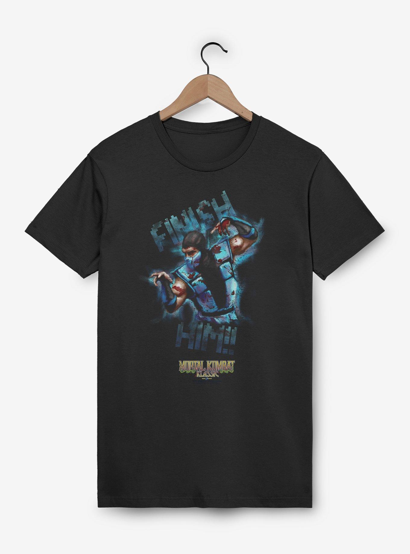 Mortal Kombat Klassic Sub-Zero Finish Him T-Shirt, , hi-res