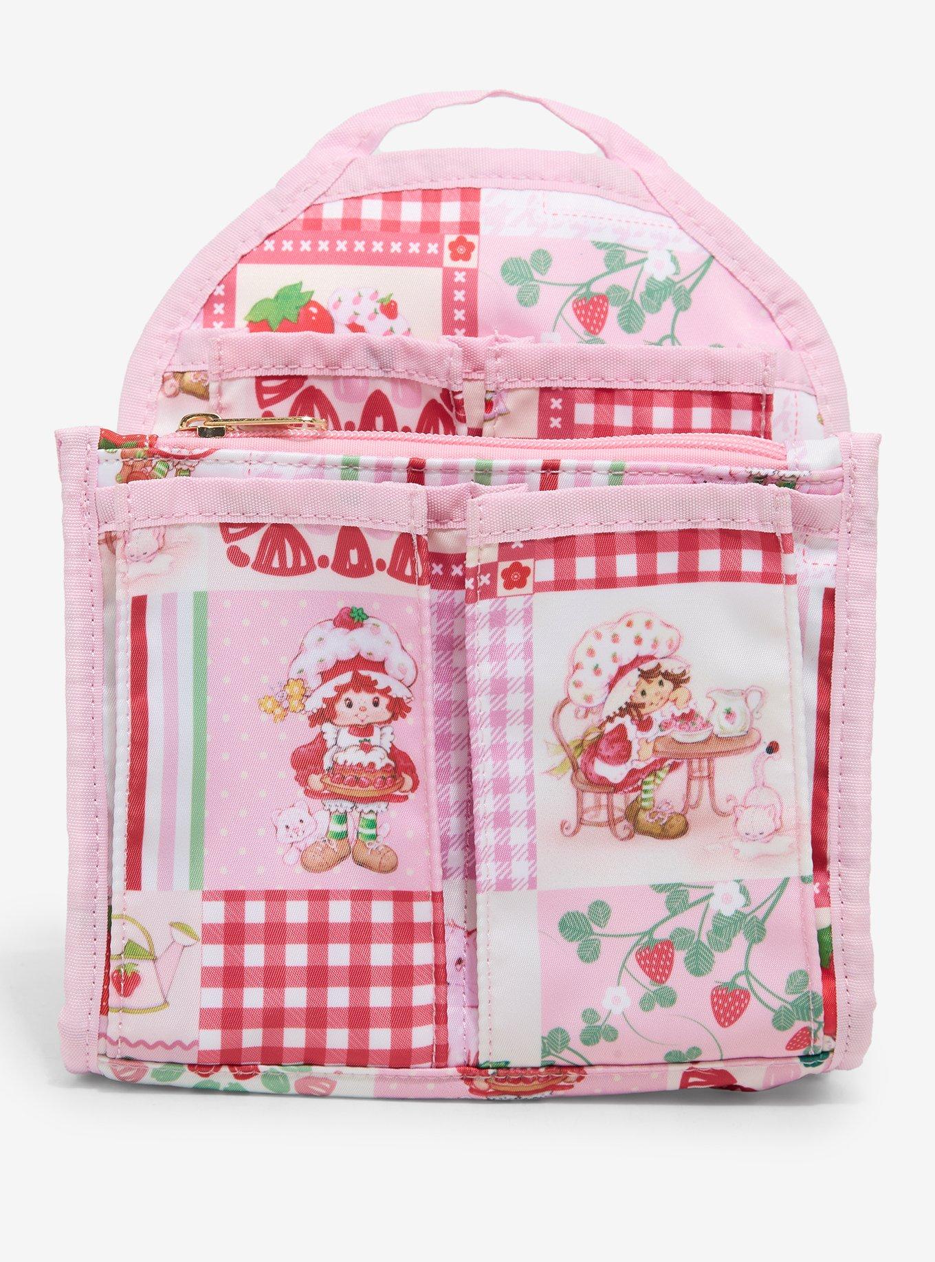 Strawberry Shortcake Berry Patchwork Mini Backpack Organizer &mdash; BoxLunch Exclusive, , hi-res