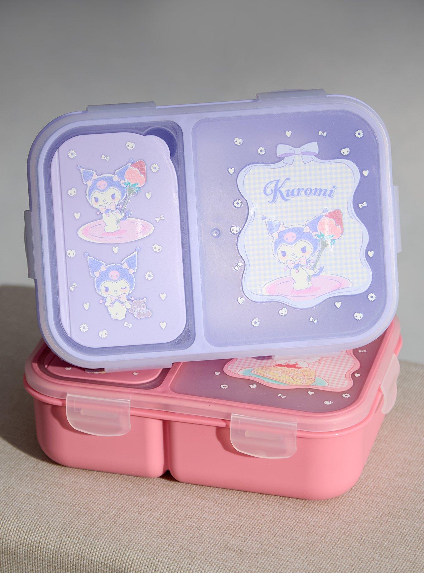 Sanrio Kuromi Gingham Bento Box - BoxLunch Exclusive, , hi-res